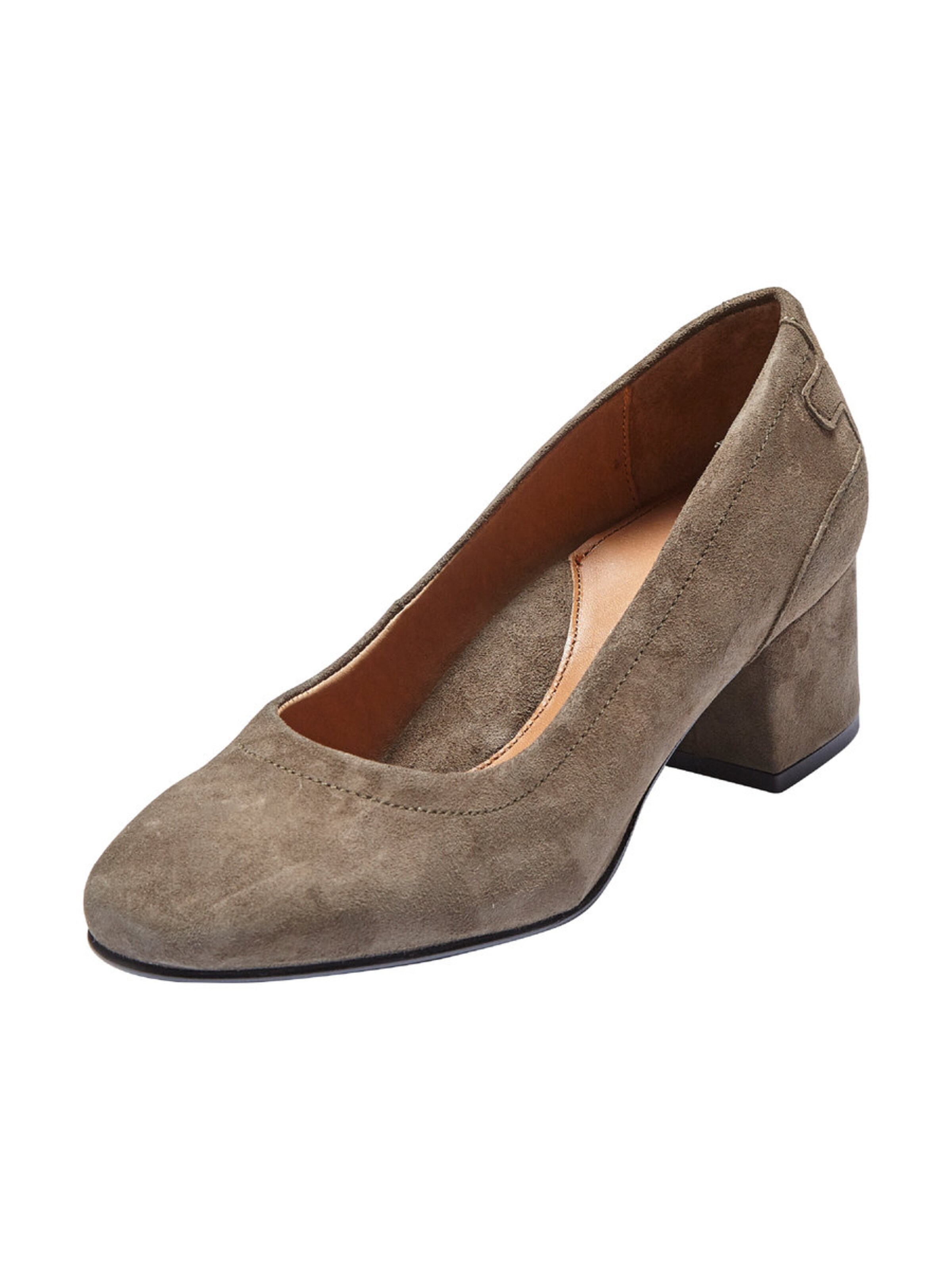 SELECTED FEMME VelourslederPumps in grau ABOUT YOU