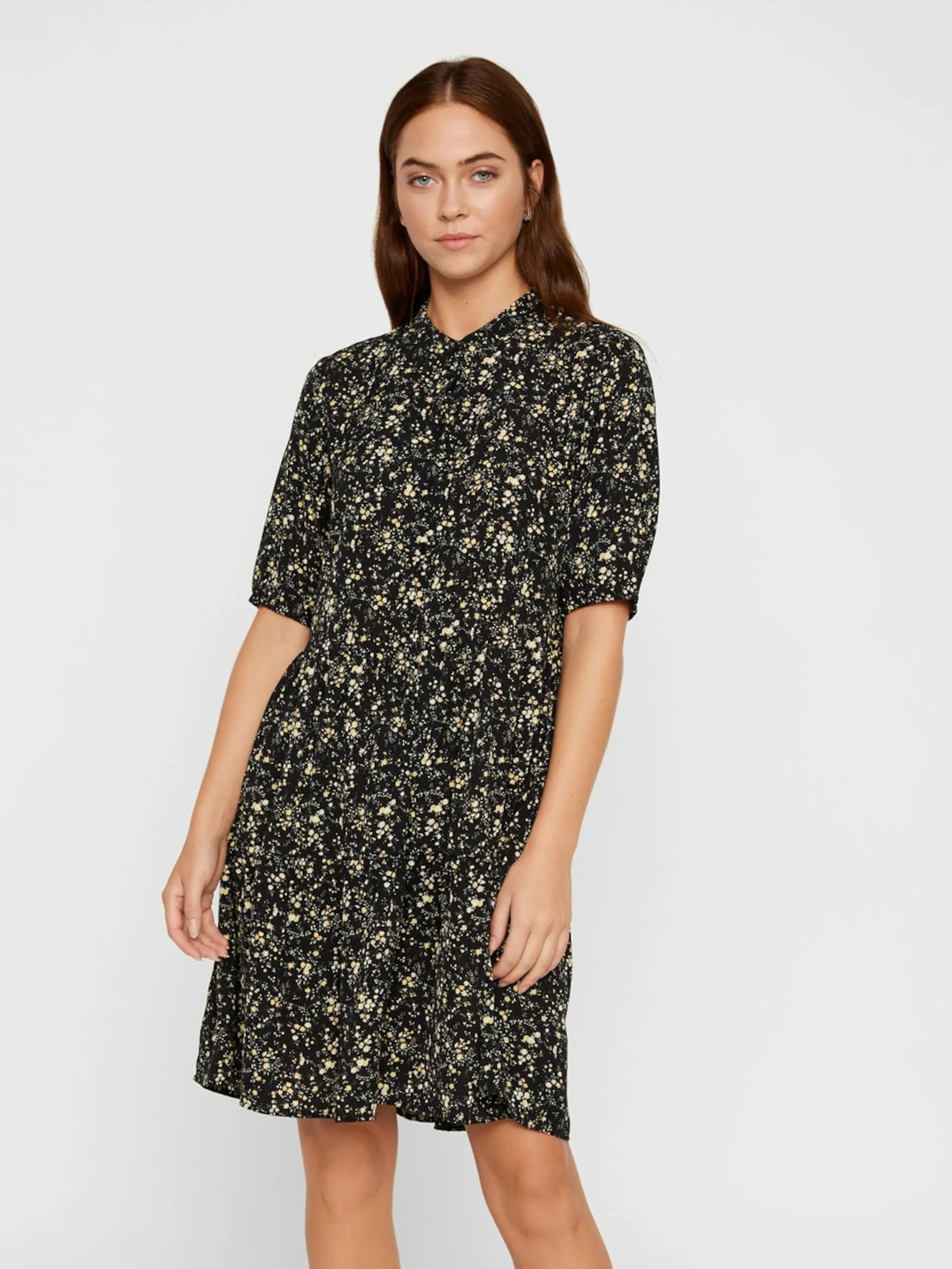VERO MODA Kleid in mischfarben / schwarz ABOUT YOU