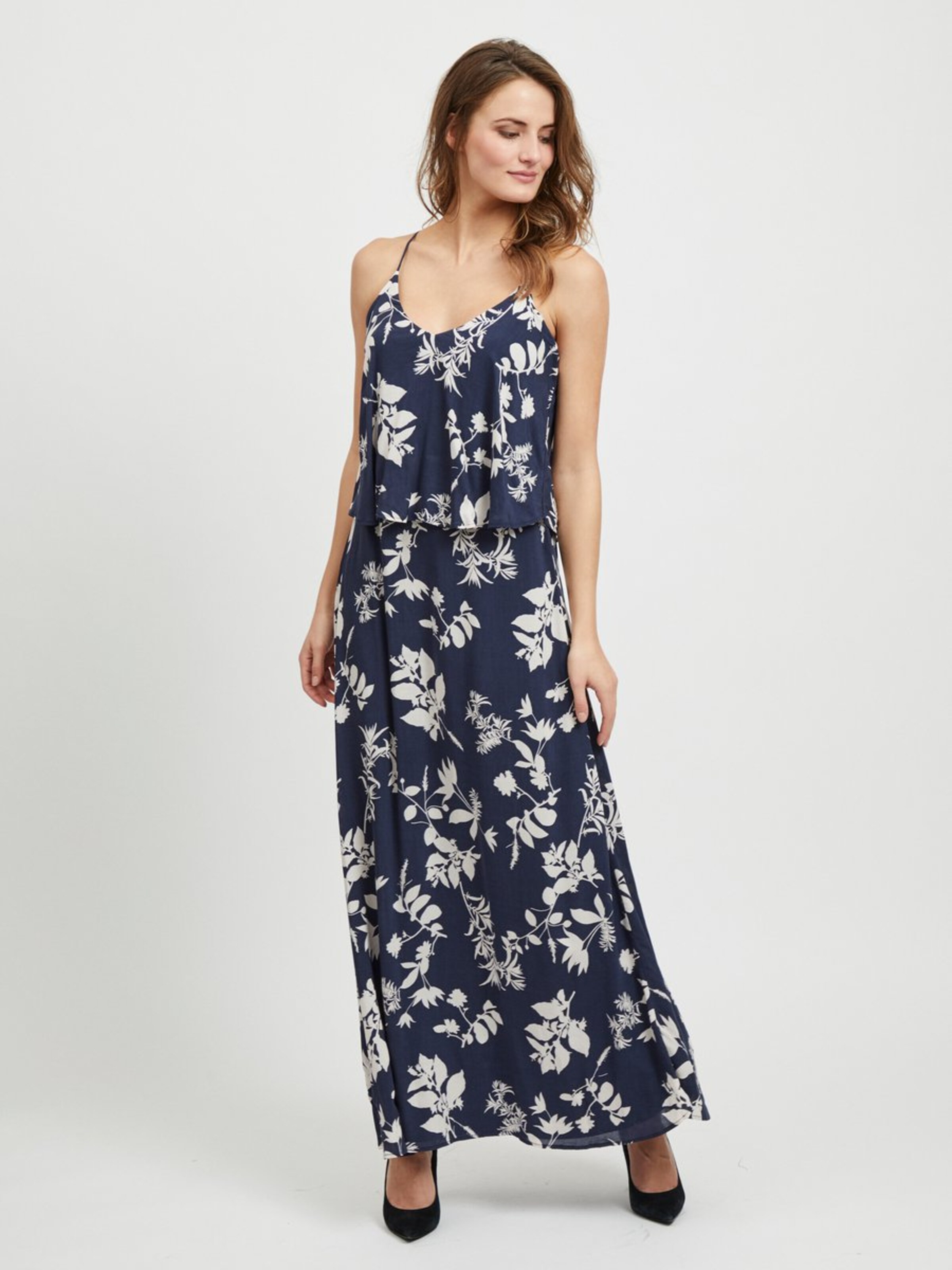 vila kleid blumen