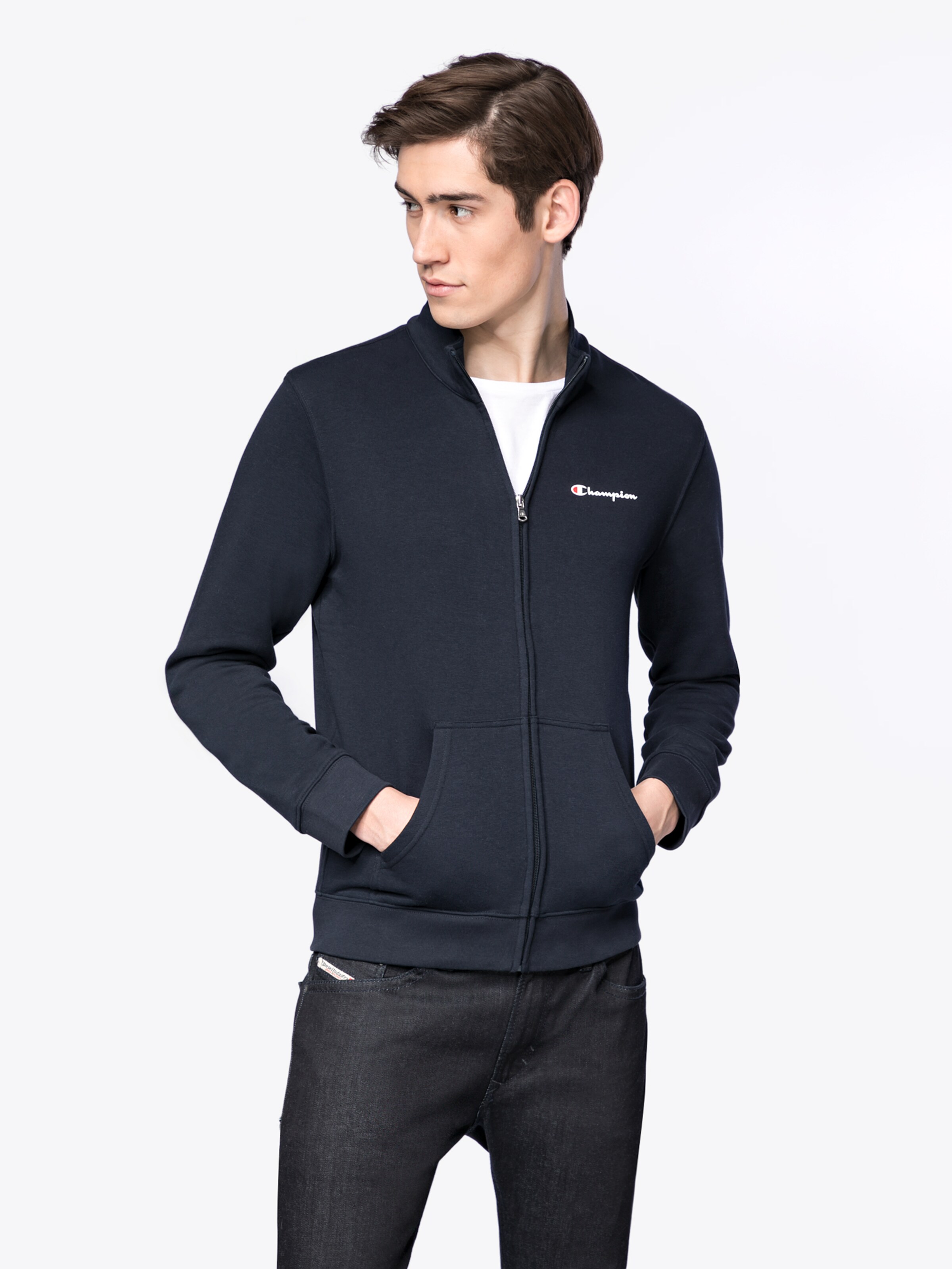 Champion Authentic Athletic Apparel Sweatvest 'Full Zip Sweatshirt' in