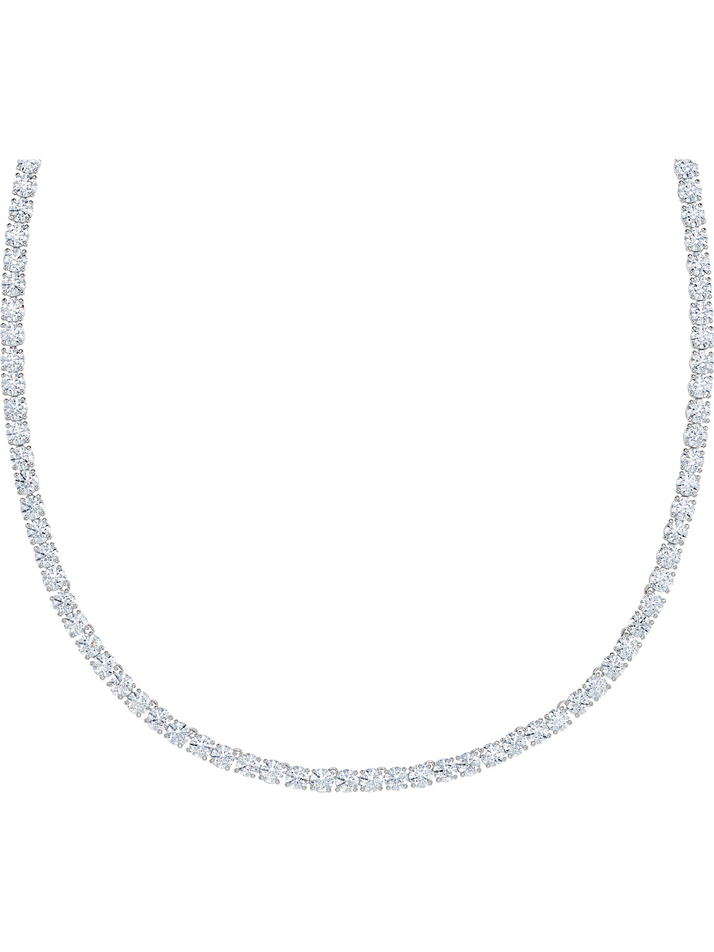 Swarovski Kette 'Tennis' in silber ABOUT YOU