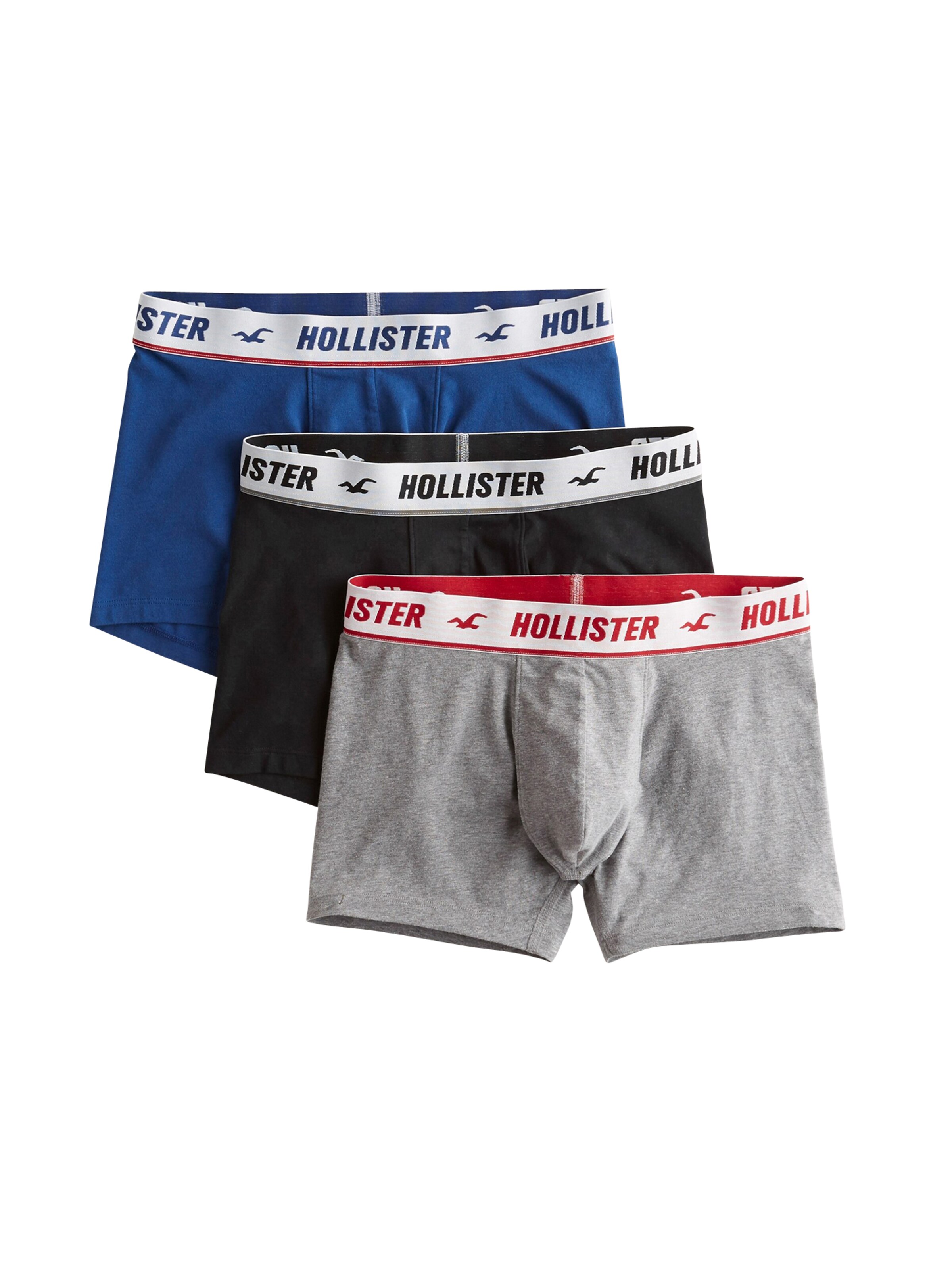 HOLLISTER Unterhosen in blau / grau / schwarz ABOUT YOU