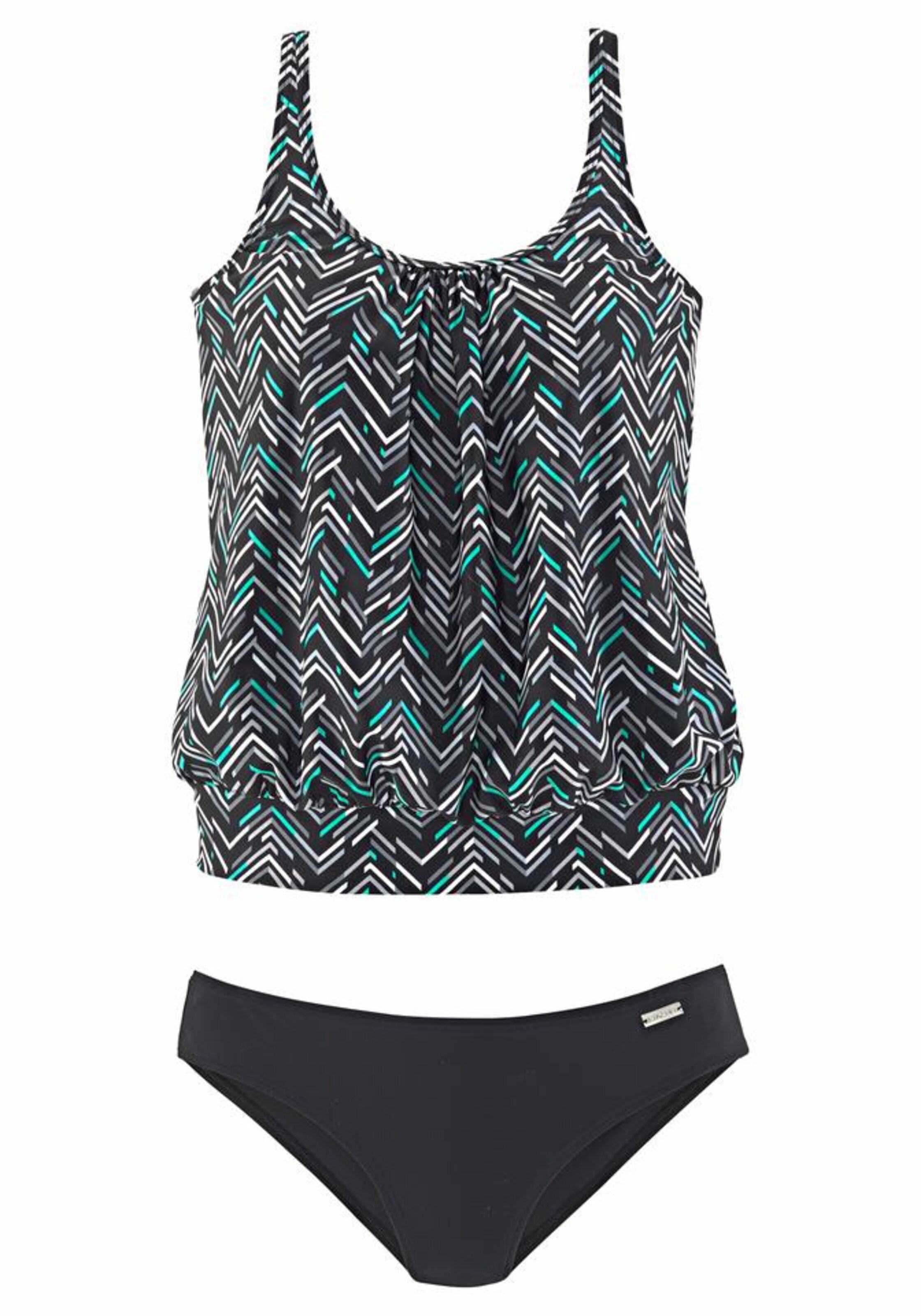 LASCANA Tankini in schwarz ABOUT YOU