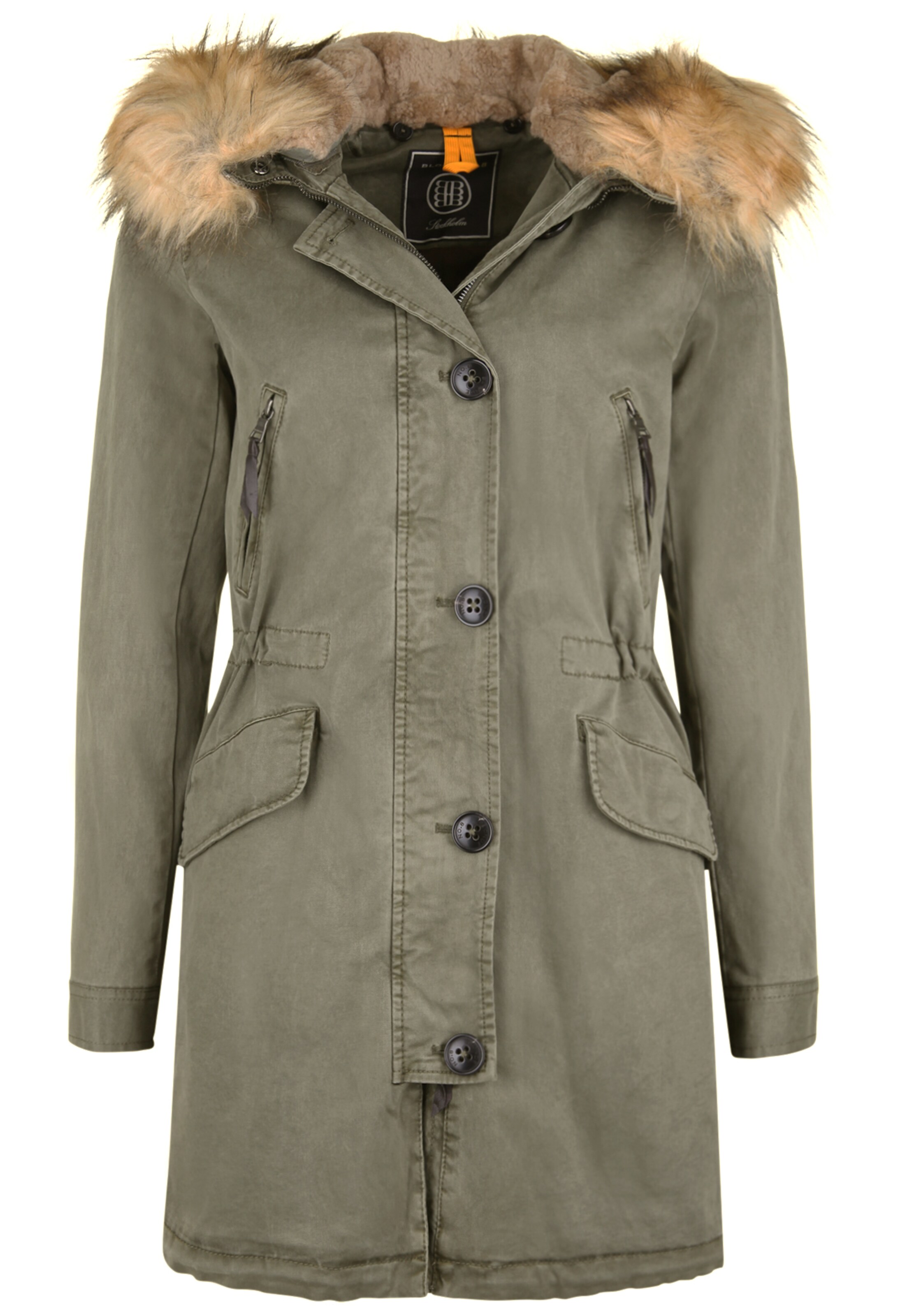 BLONDE No. 8 Parka 'ASPEN' in grün ABOUT YOU
