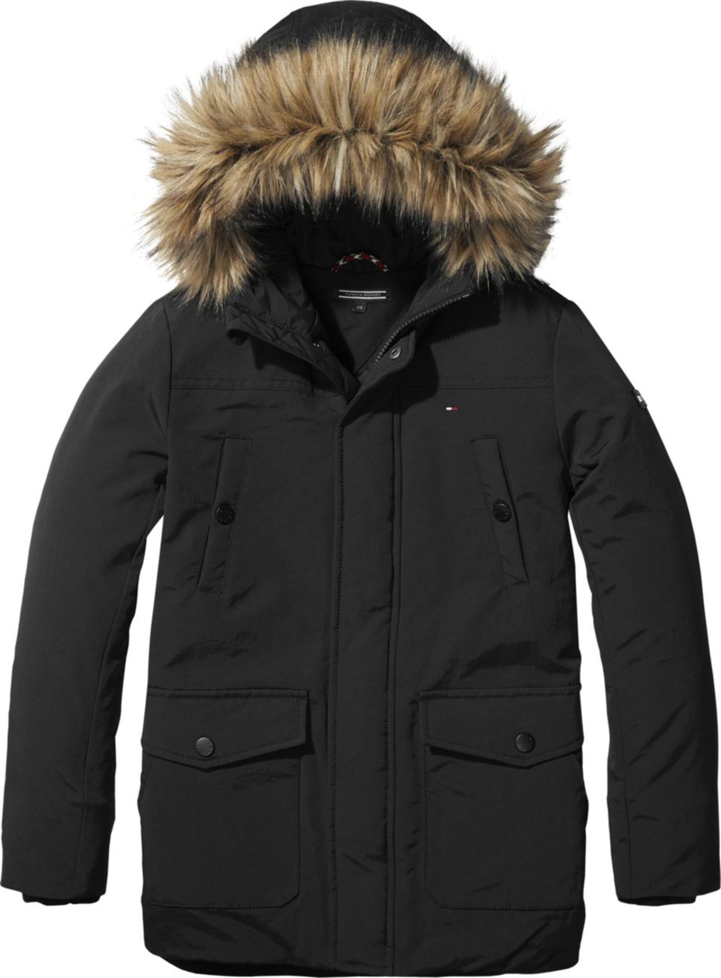 TOMMY HILFIGER Parka 'ARCTIC PARKA' in schwarz ABOUT YOU
