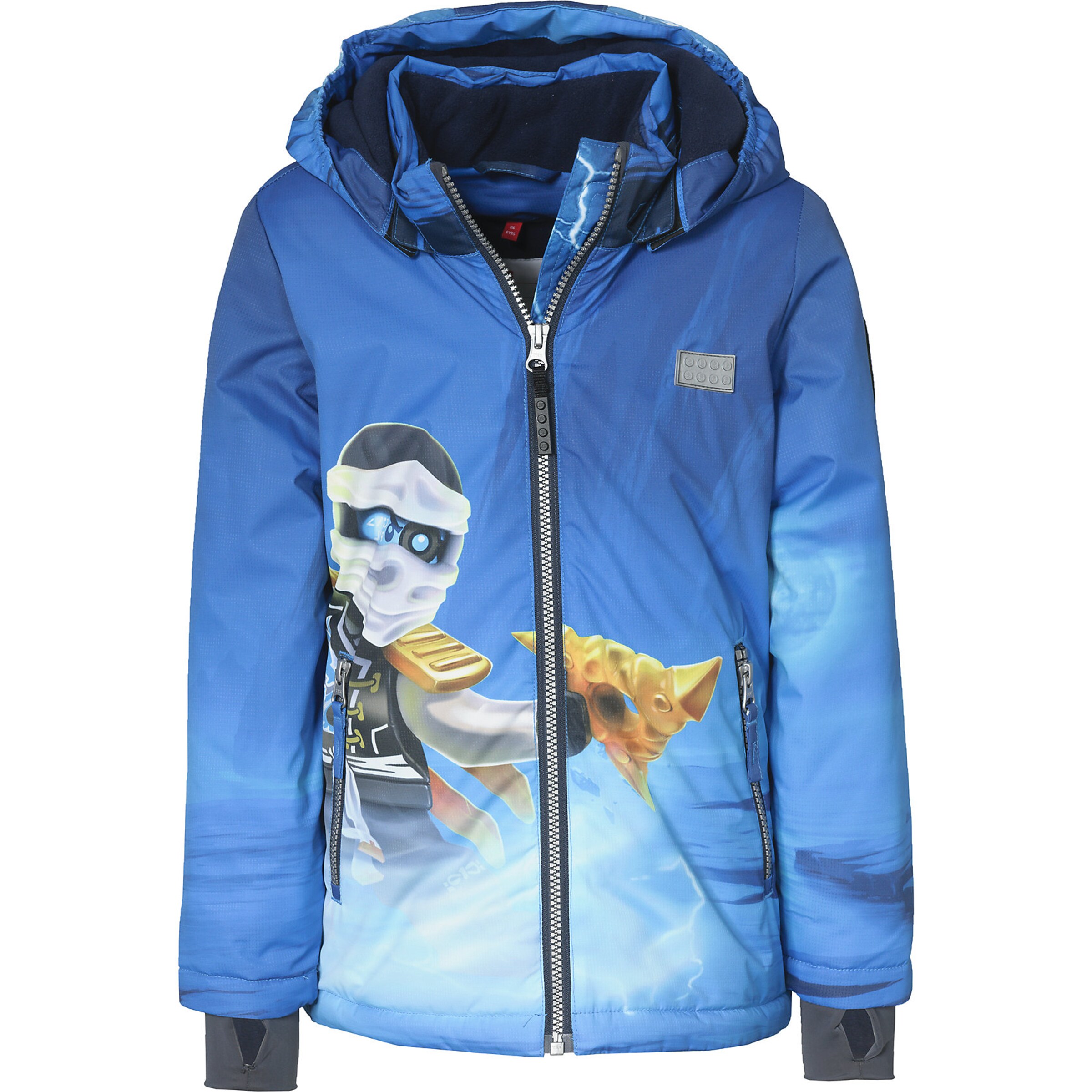 LEGO WEAR Winterjacke 'NINJAGO' in blau / hellblau ABOUT YOU