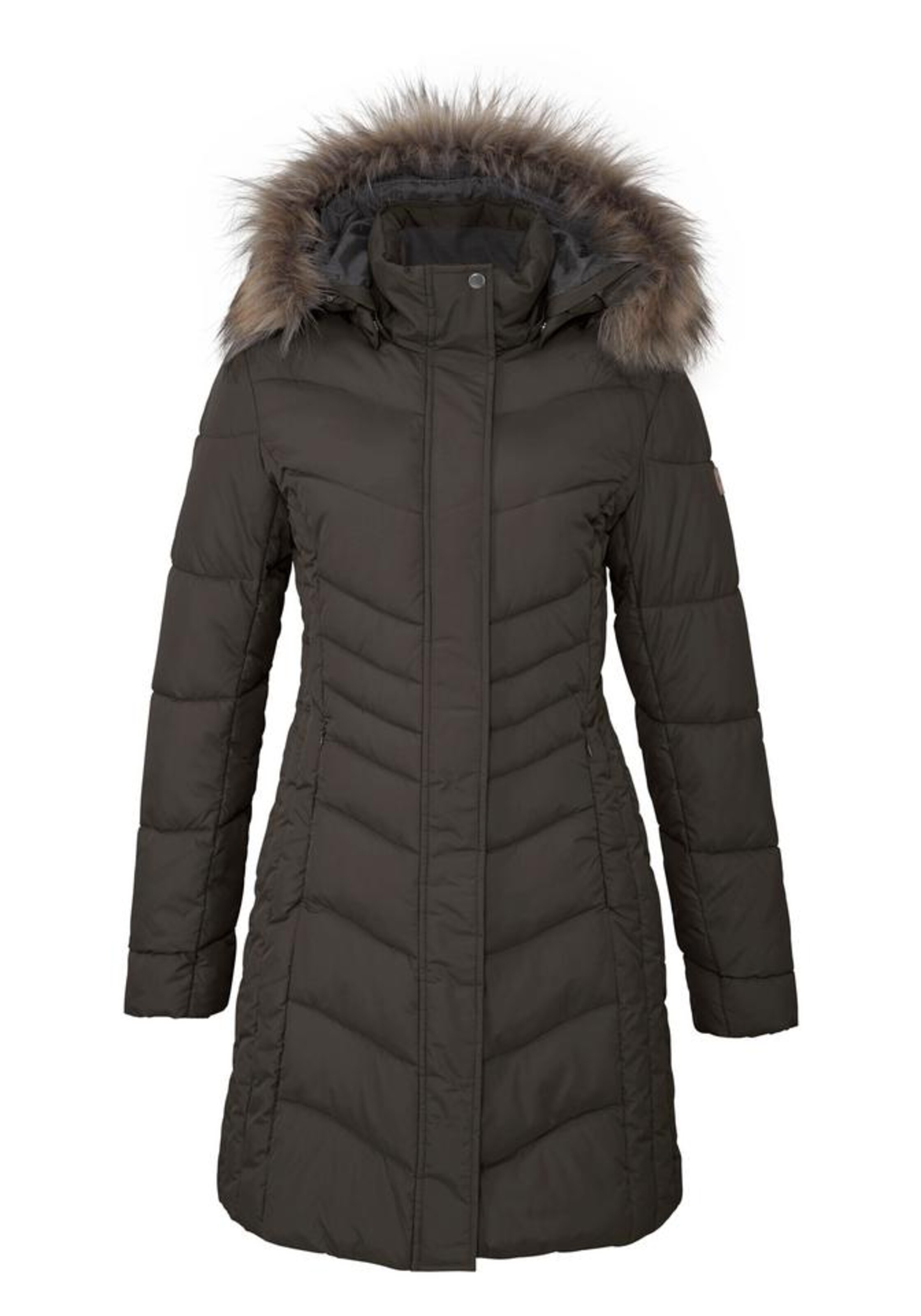 ICEPEAK Wintermantel in khaki ABOUT YOU