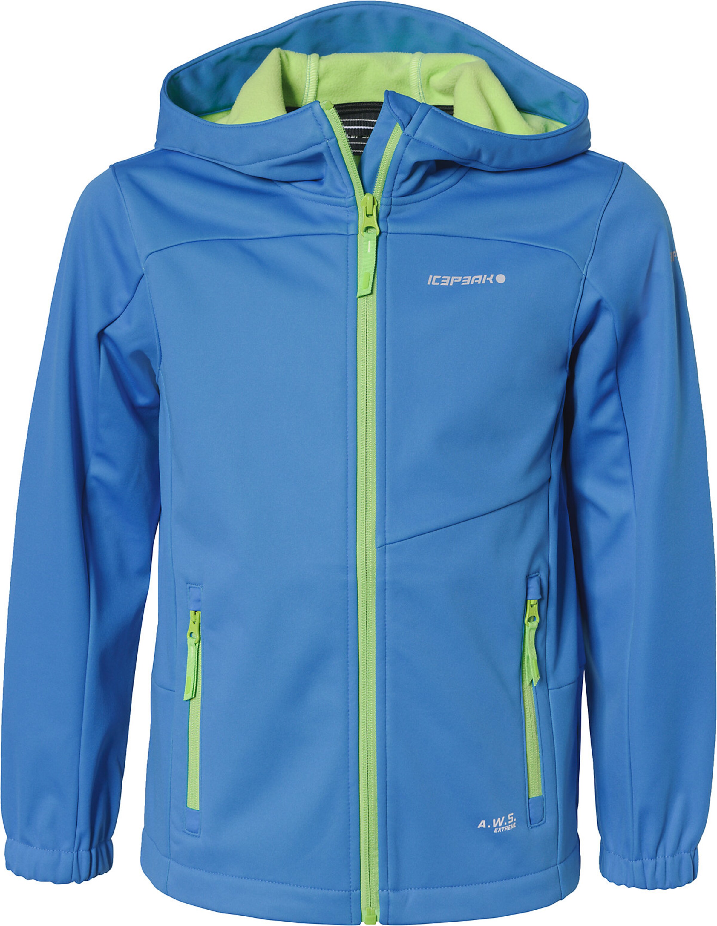 ICEPEAK Jacke in blau / neongrün ABOUT YOU