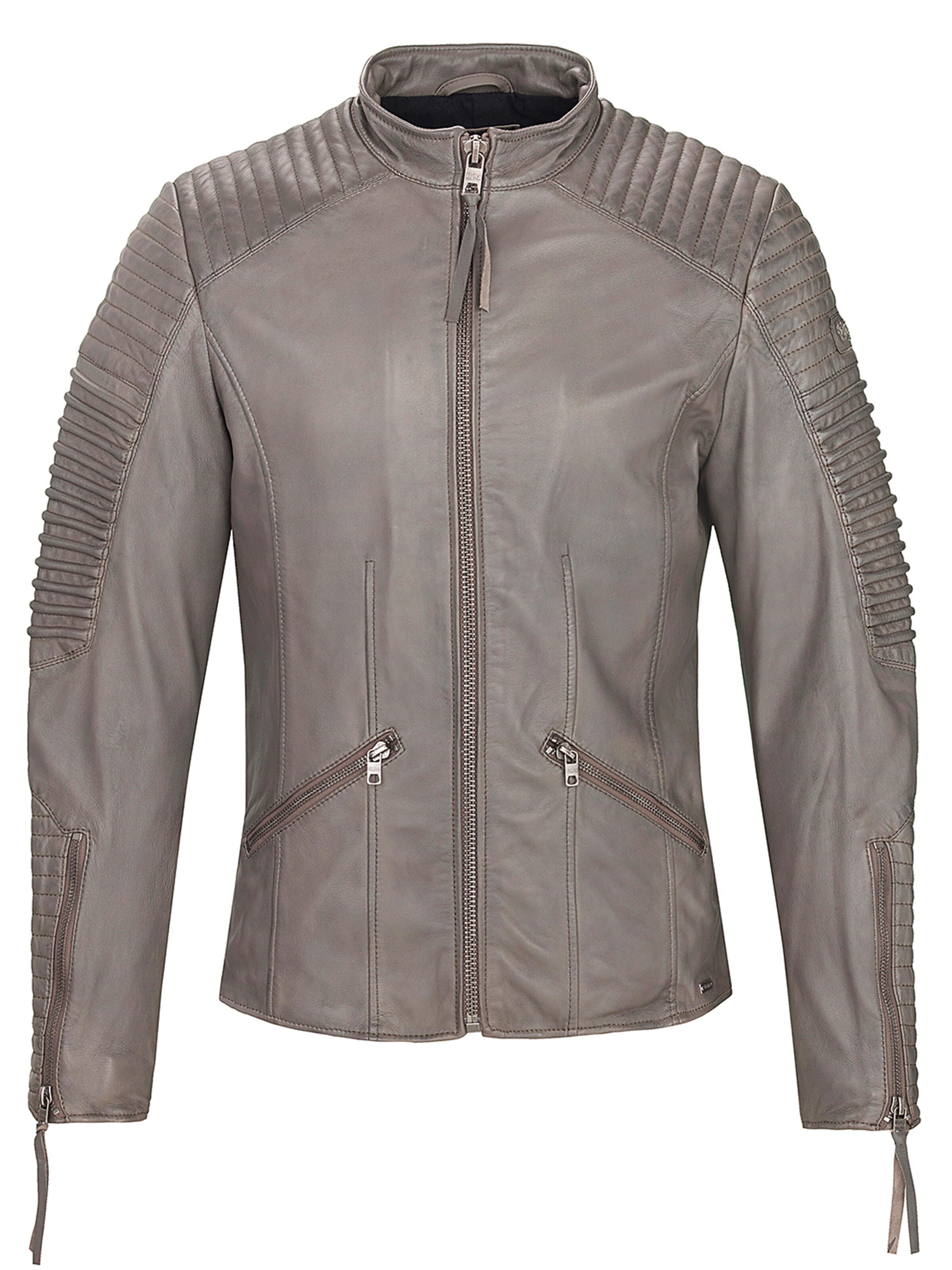 Tigha Lederjacke Rob 10 In Grau About You