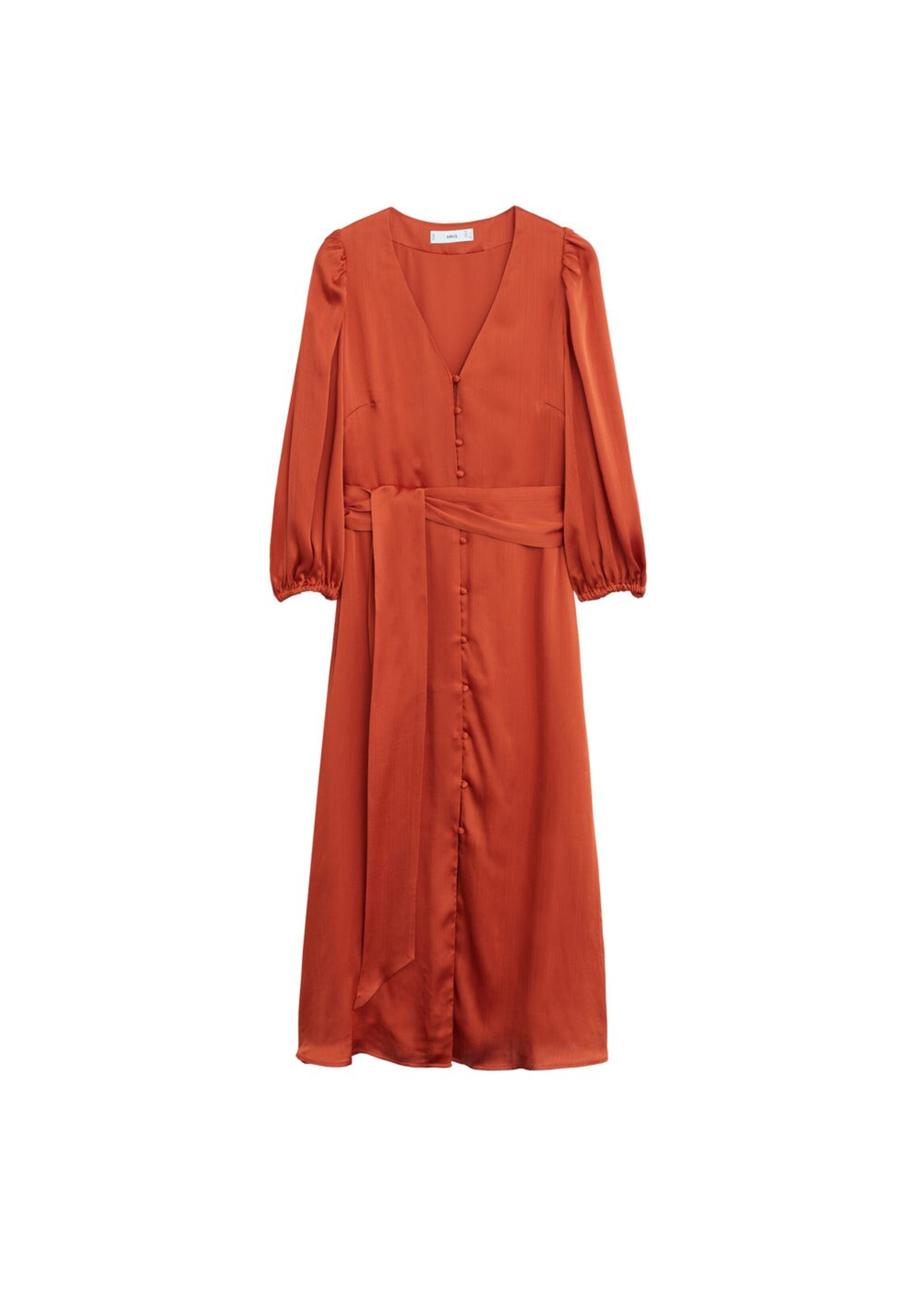 MANGO Kleid 'punti' in rot ABOUT YOU