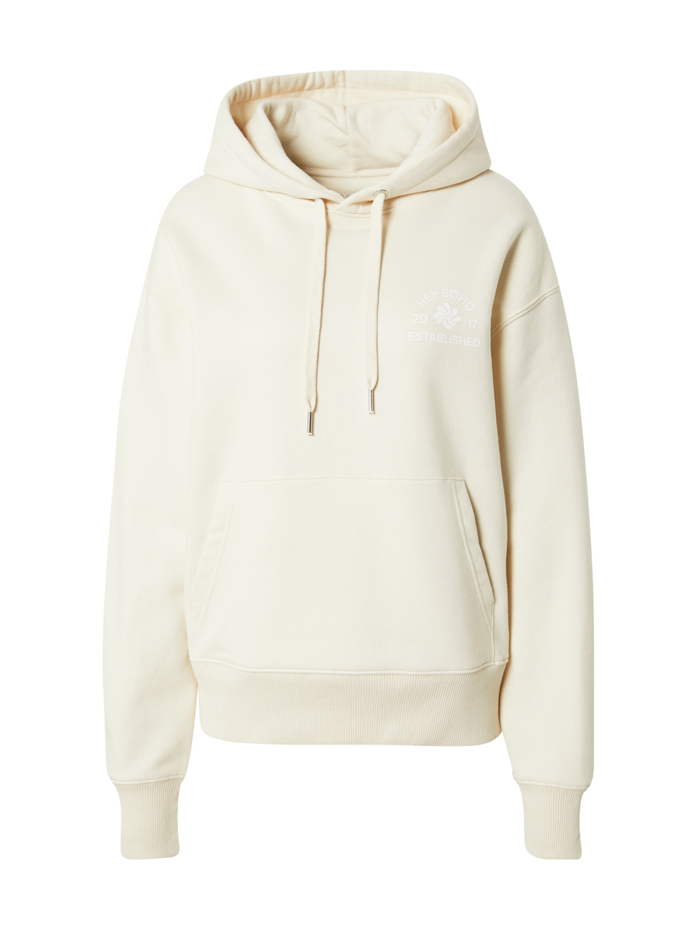 Hey Soho Sweatshirt em Branco Lã ABOUT YOU