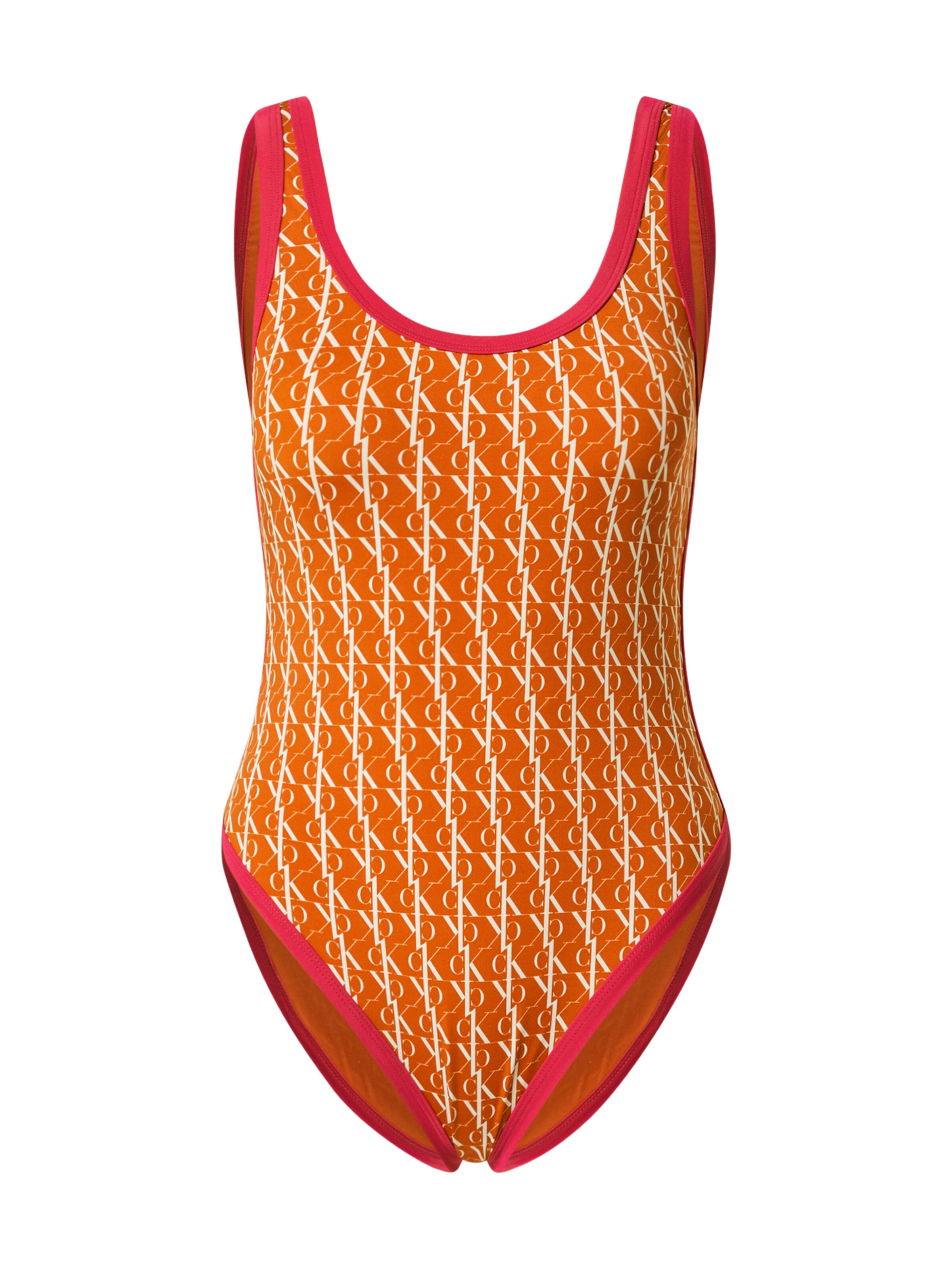Calvin Klein Swimwear Costume intero in Arancione ABOUT YOU
