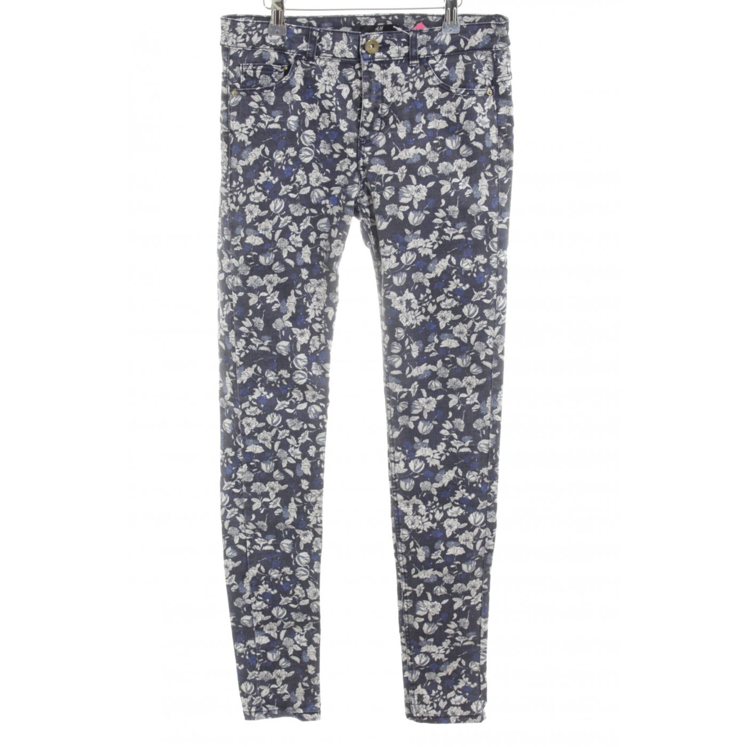 H&M Stretch Jeans in 29 in blau / weiß ABOUT YOU