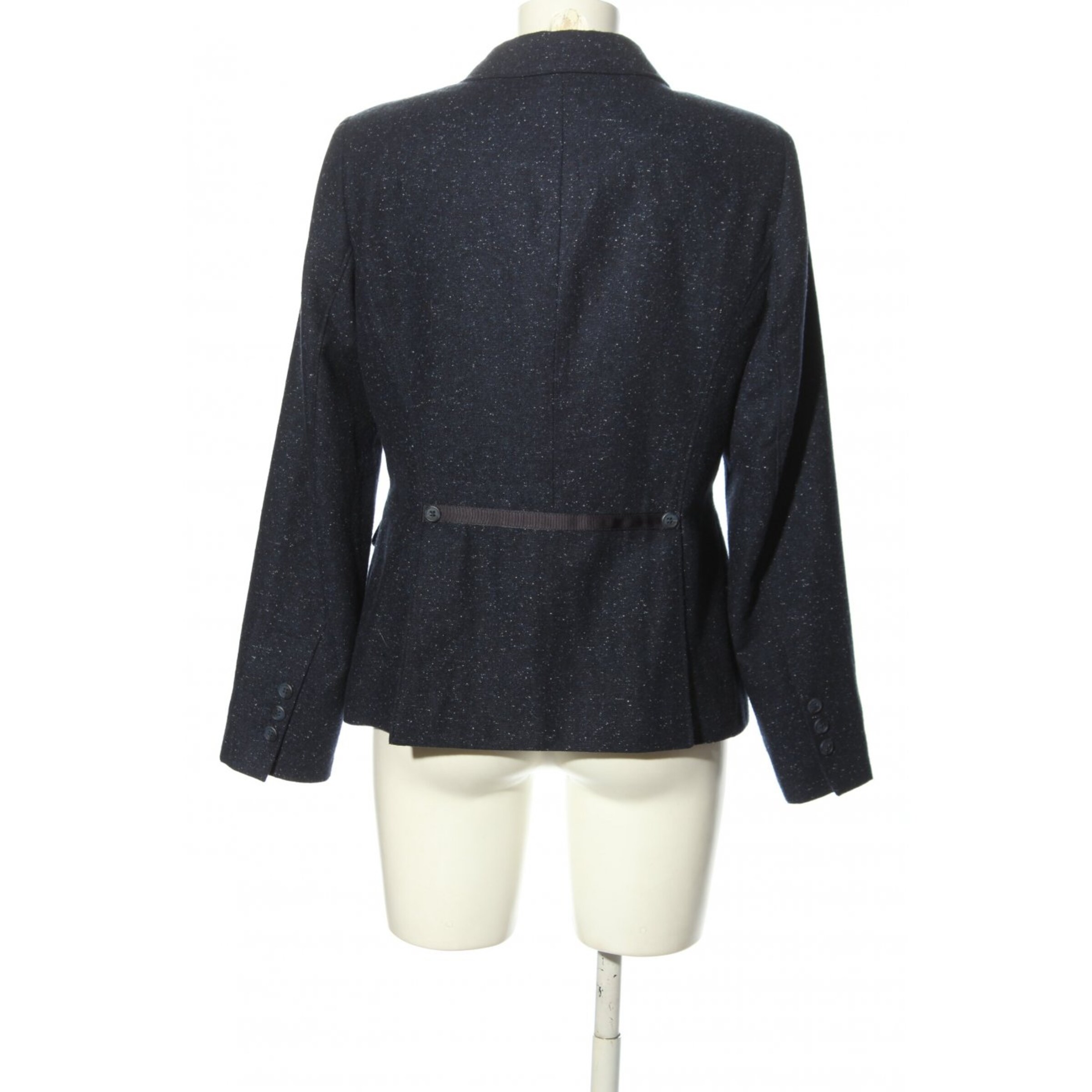 OPUS Tweedblazer in L in blau / schwarz ABOUT YOU