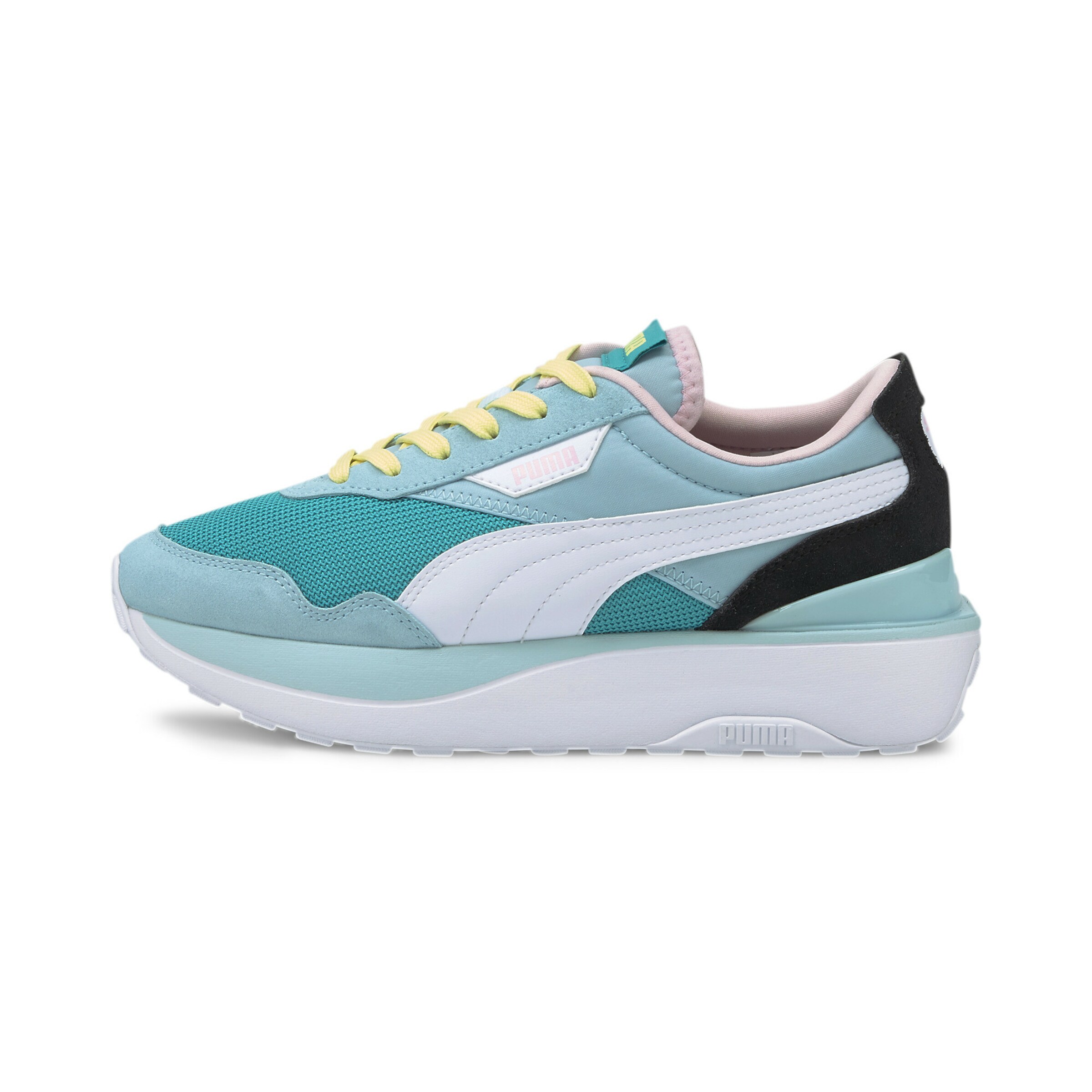 PUMA Sneaker 'Cruise Rider' in türkis / rosa / schwarz / weiß ABOUT YOU