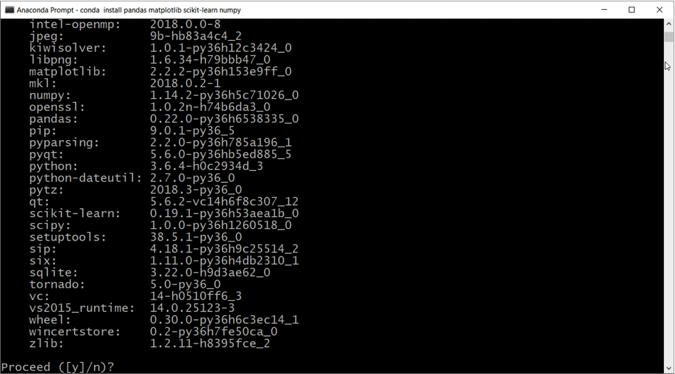 Conda Install Pandas