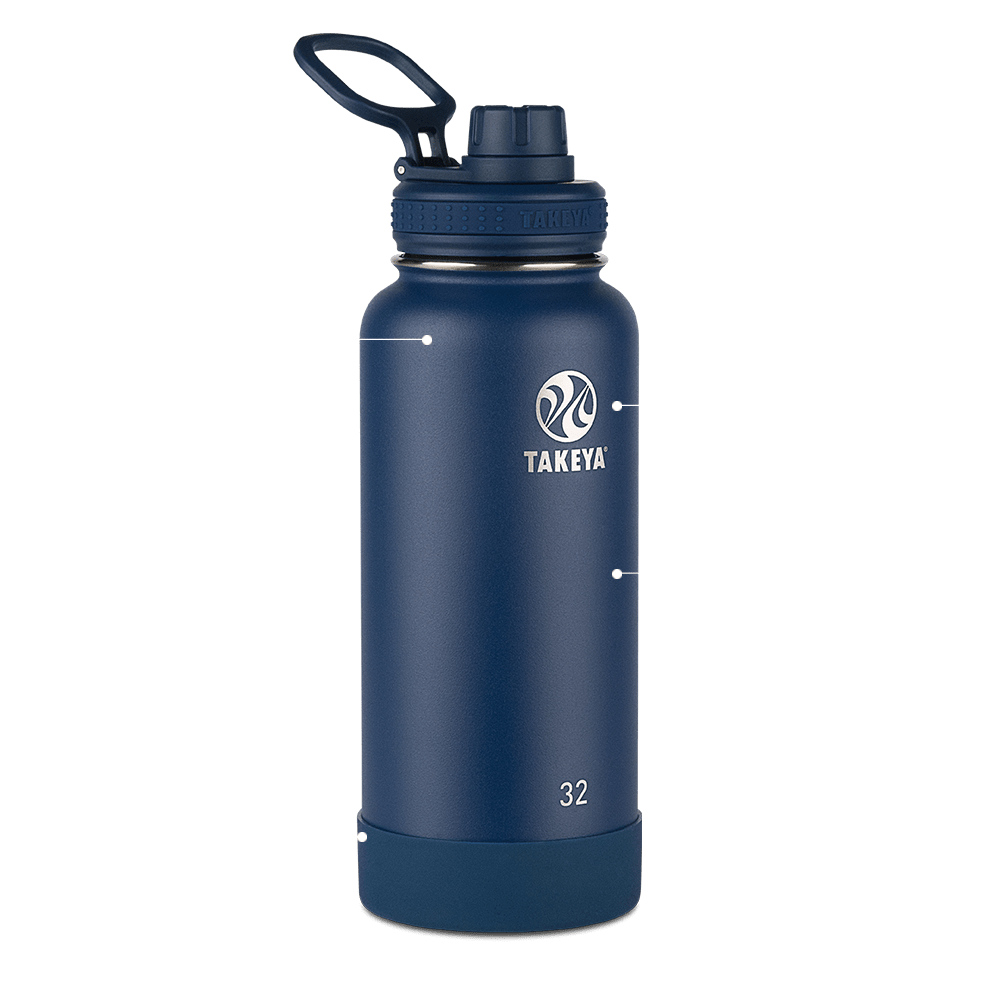 Actives Insulated Water Bottle With Spout Lid Takeya USA