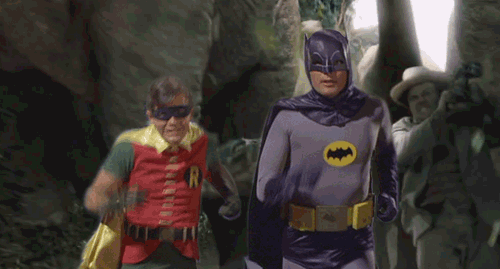 Batman Running Away From Almost Everything (48 gifs)