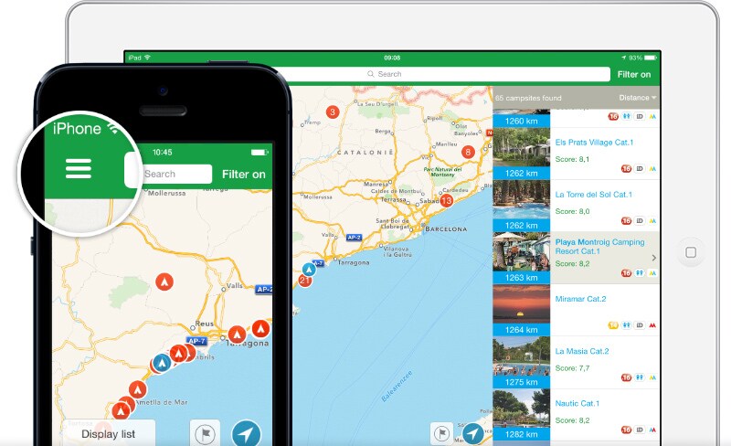 Mode d&rsquo;emploi | Explication détaillée | L&rsquo;app CampingCard ACSI