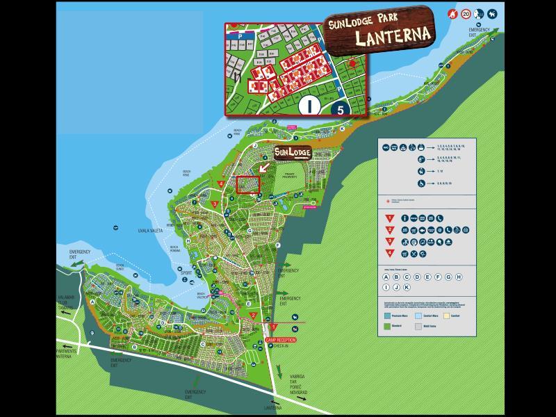 Camping Lanterna Plattegrond Suncamp