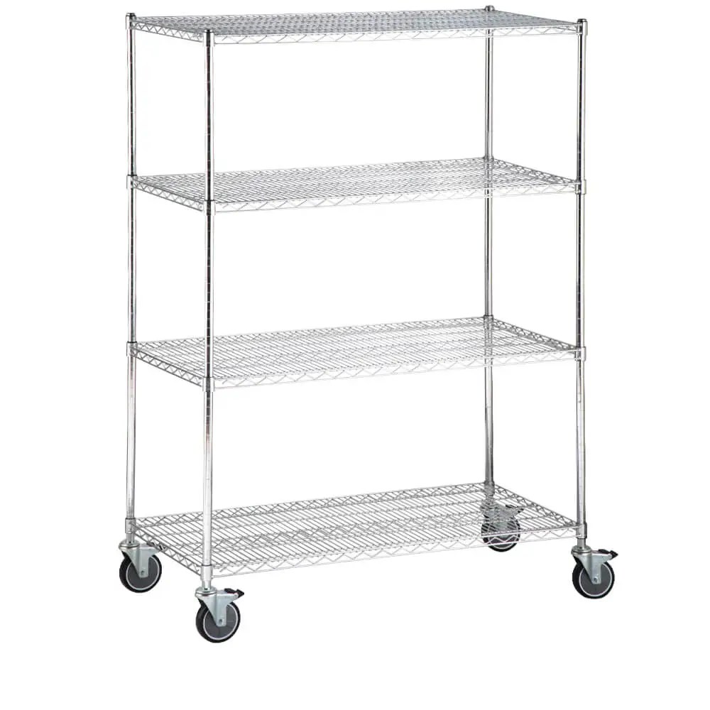 Chrome Wire Shelving and Carts