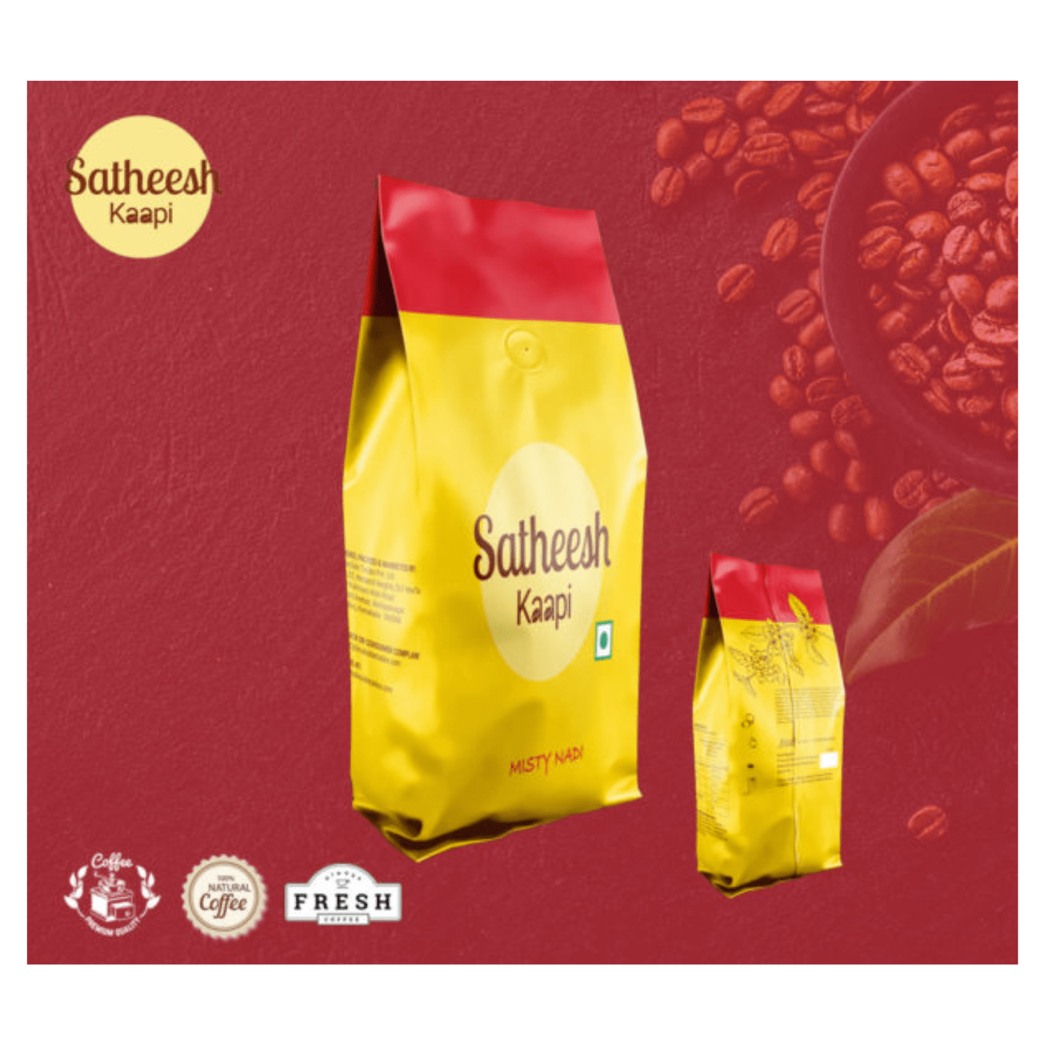 Buy SATHEESH KAAPI Misty Nadi Authentic 80/20 Blended Filter Coffee