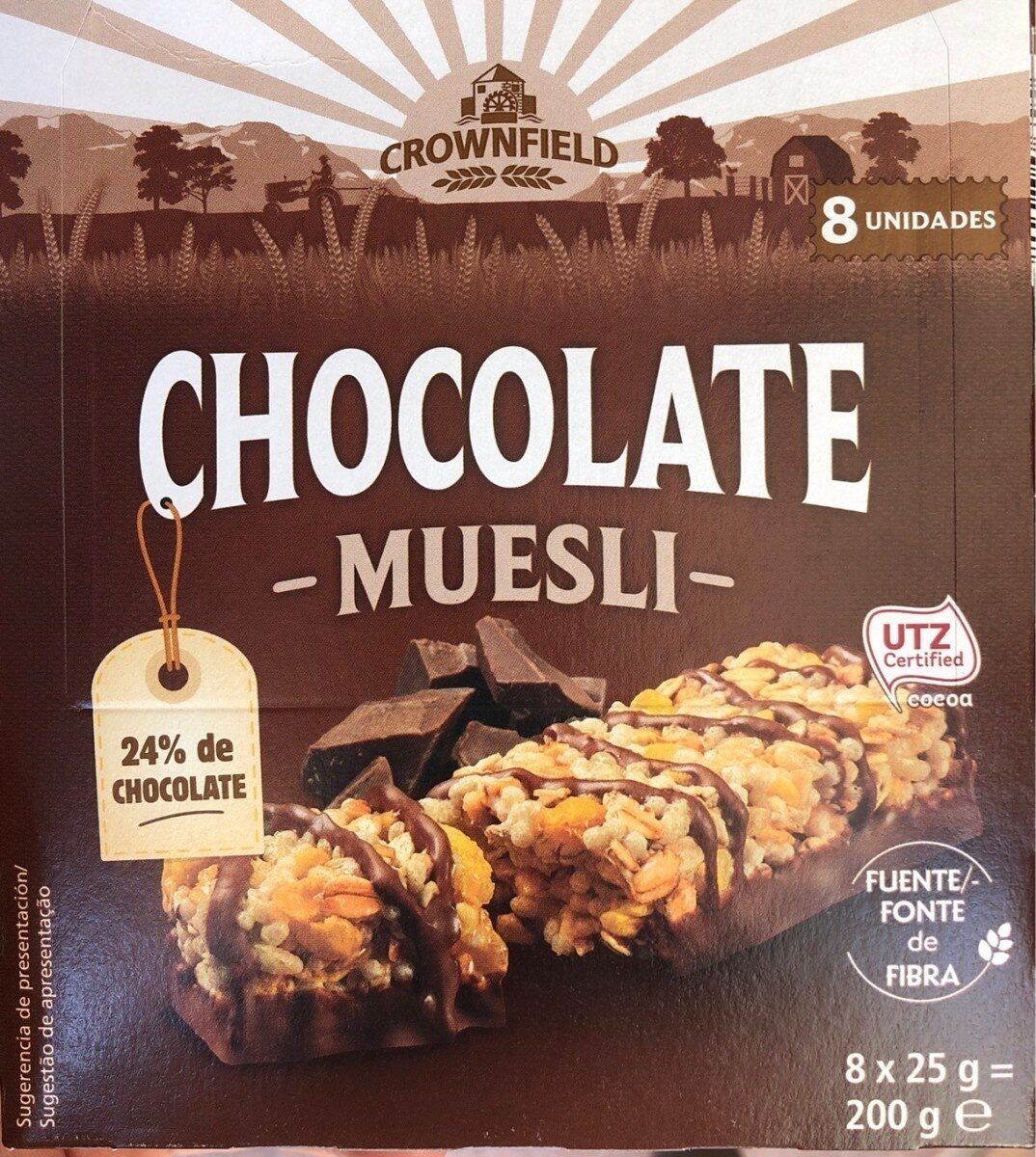 Crownfield Chocolate Muesli Bars imported