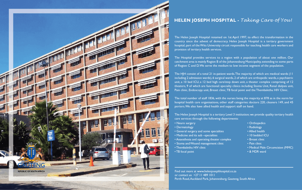 Medical Directory Helen Joseph Hospital Company Details