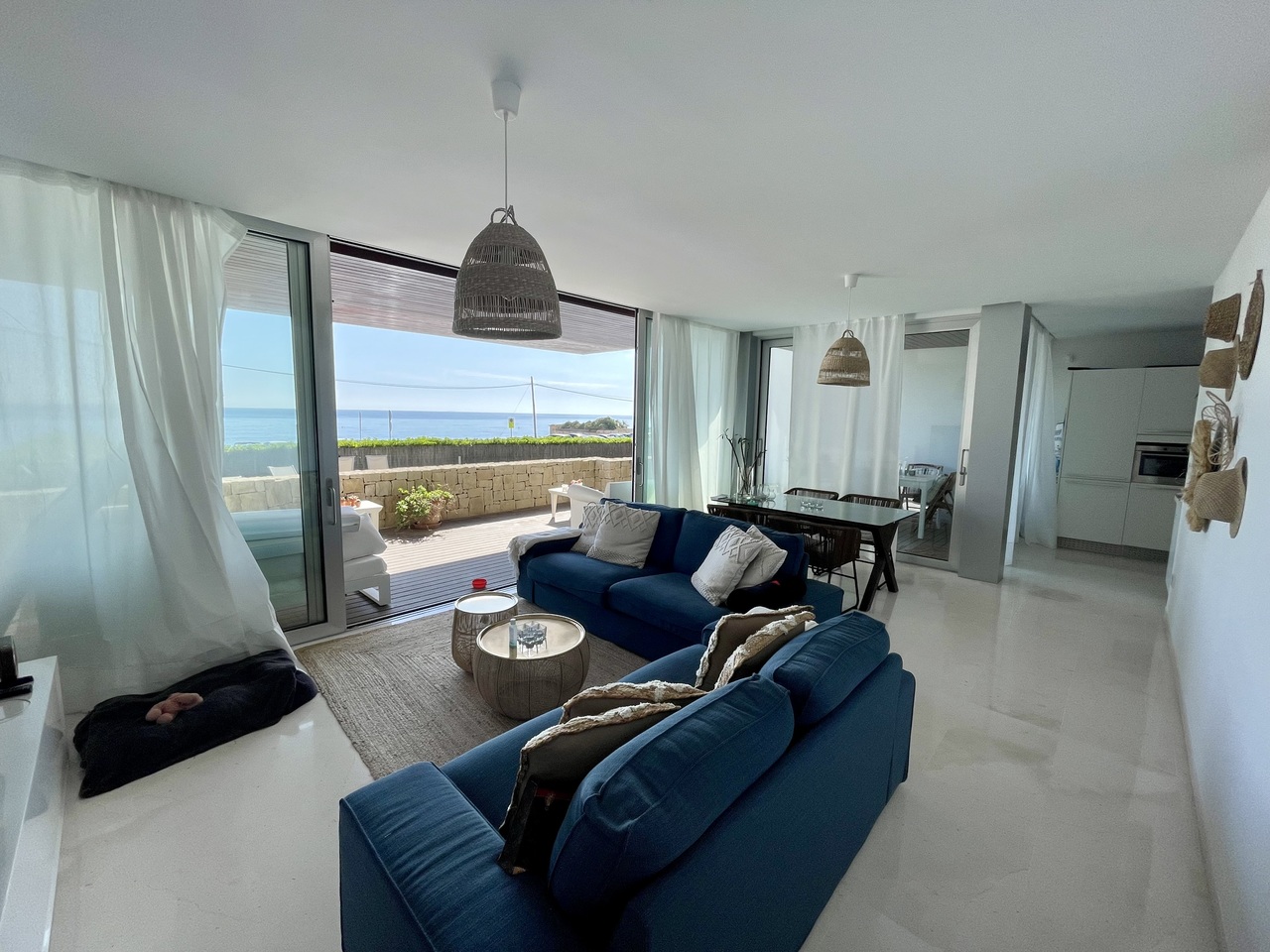 Front line apartment to rent long term in Javea Rentals Javea