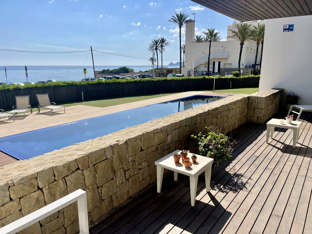 Front line apartment to rent long term in Javea Rentals Javea