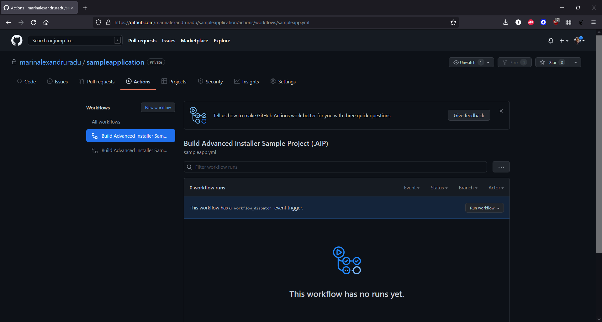 How to automate the MSI building using GitHub Actions