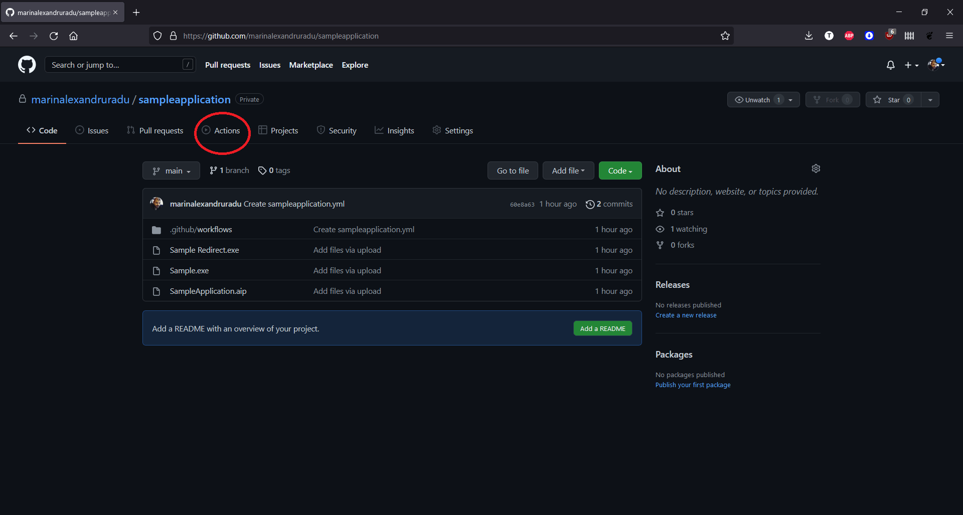 How to automate the MSI building using GitHub Actions