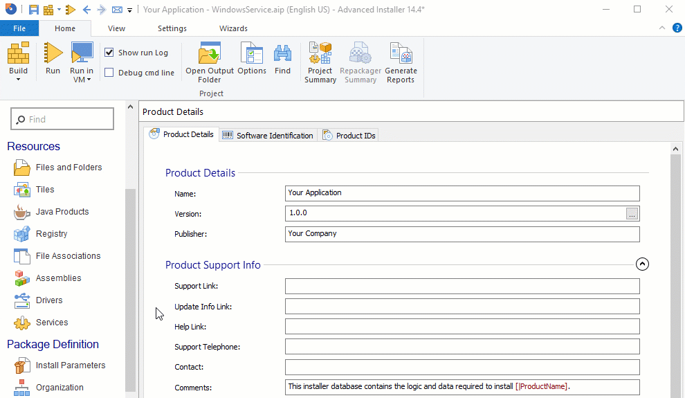 Installing Windows Services
