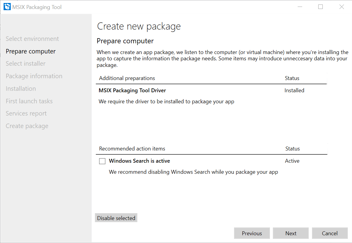 MSIX Packaging Tool Guide me in!