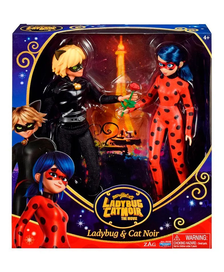 Miraculous Ladybug And Cat Noir Action Figures 28cm Online UAE, Buy