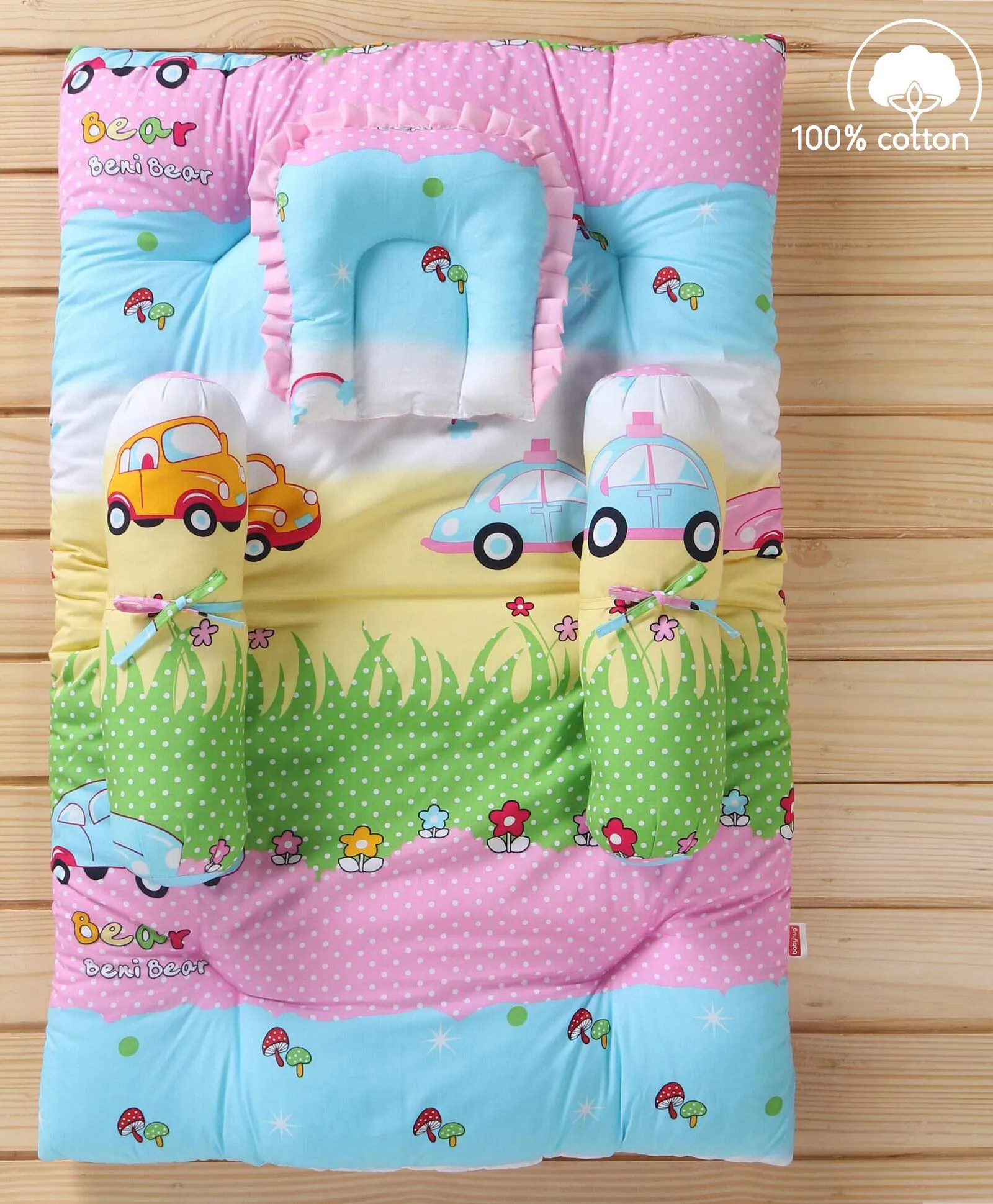 Babyhug Bedding Set Vehicle Print Multicolor Online in UAE, Buy at