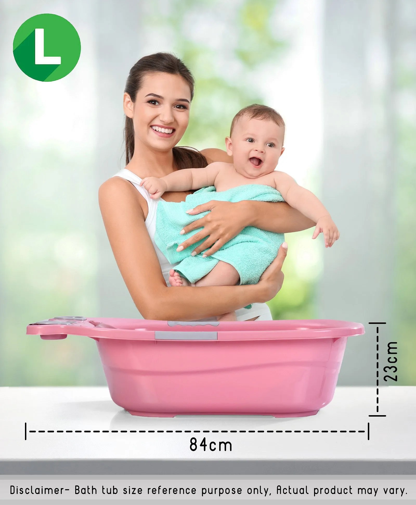 Babyhug Baby Bath Tub Smiley Print Pink Online in UAE, Buy at Best