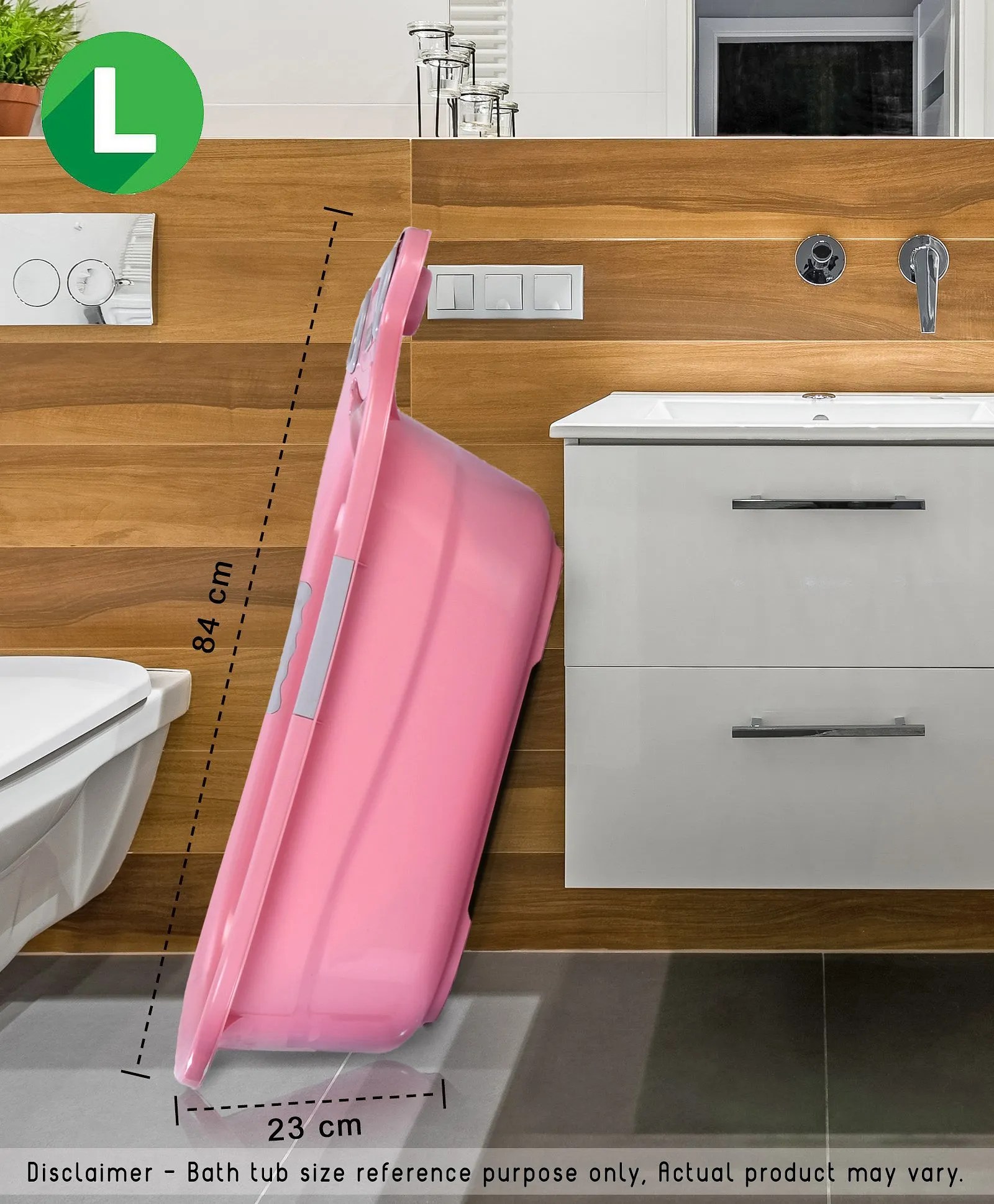 Babyhug Baby Bath Tub Smiley Print Pink Online in UAE, Buy at Best