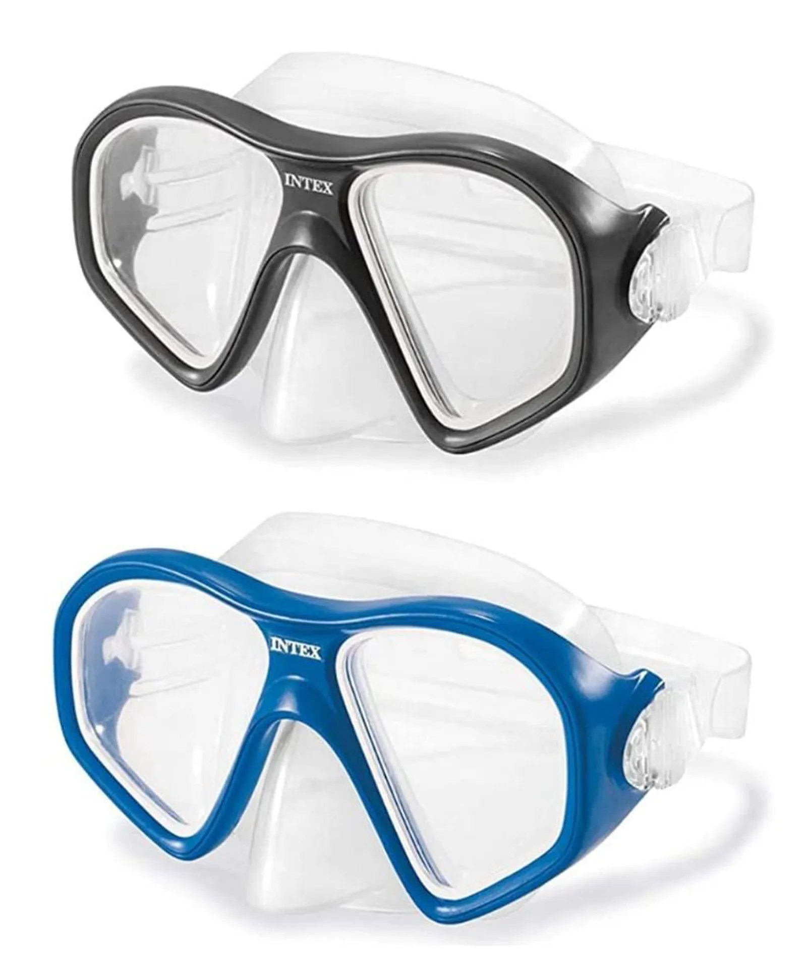 Intex Reef Rider Swimming Mask for Ages 14 , Hypoallergenic Rubber