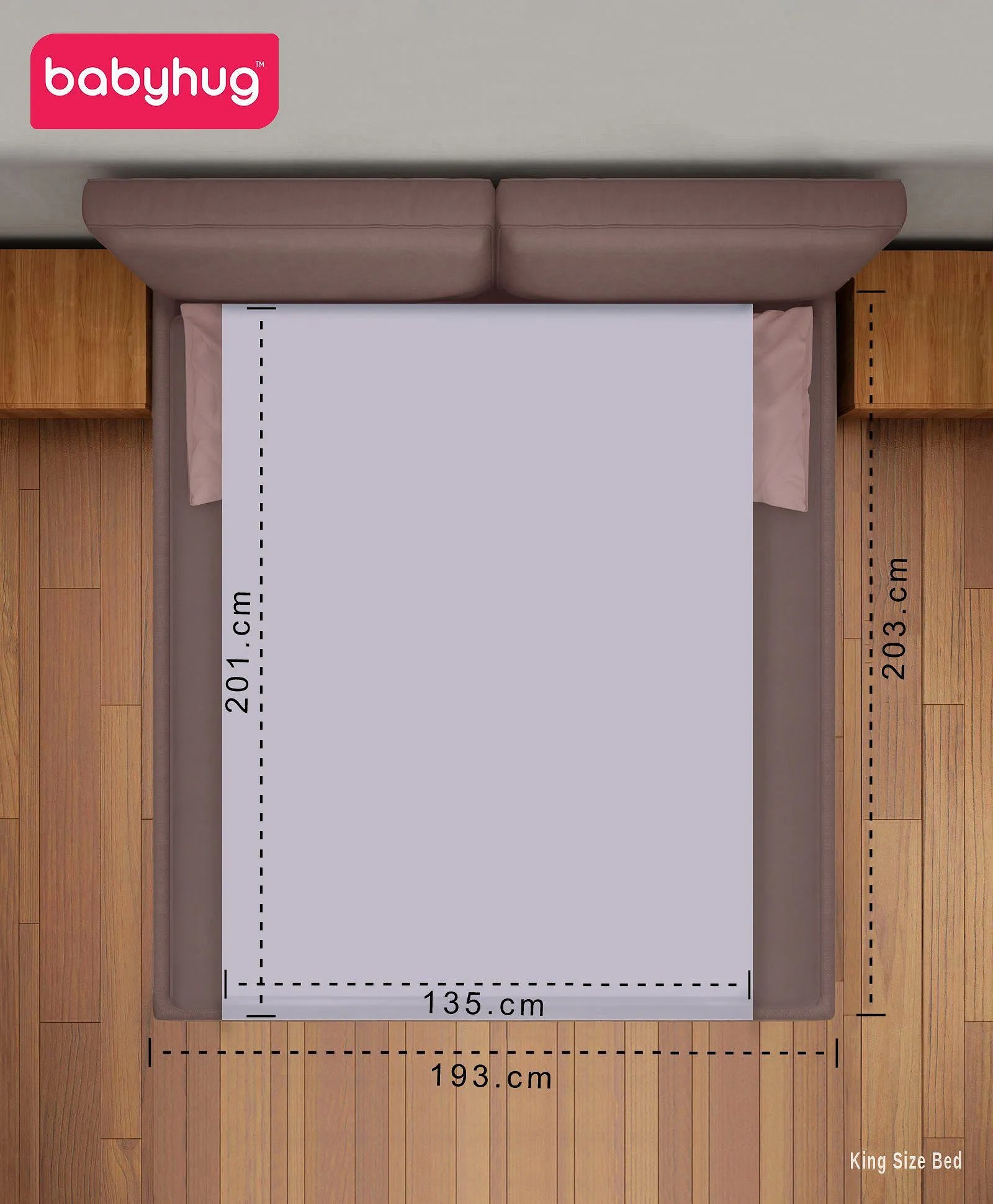 Buy Babyhug Soft Terry Double Bed Waterproof Mattress Protector King