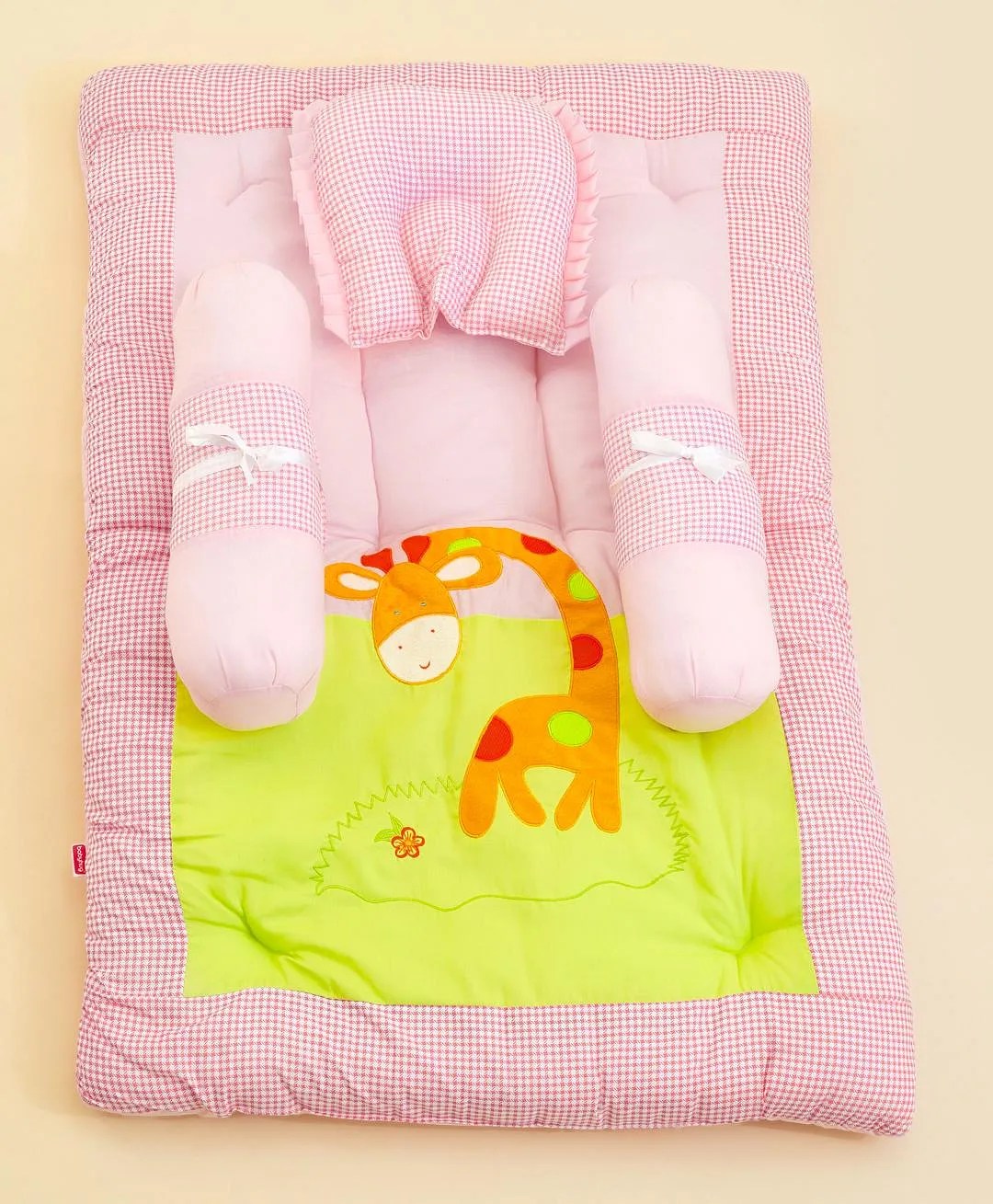 Babyhug Bedding Set Giraffe Patch Pink Online in UAE, Buy at Best Price from FirstCry.ae 509104
