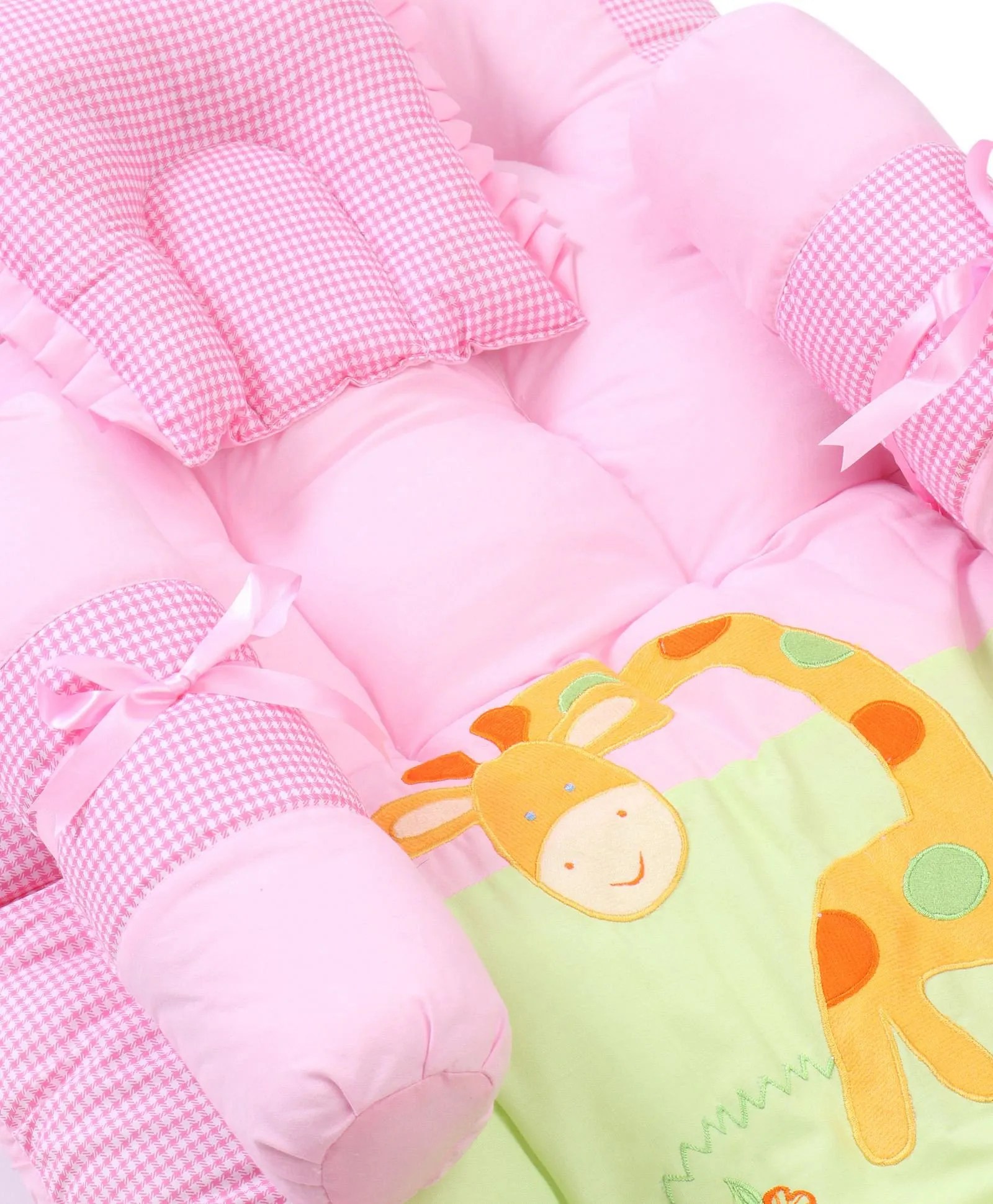 Babyhug Bedding Set Giraffe Patch Pink Online in UAE, Buy at Best