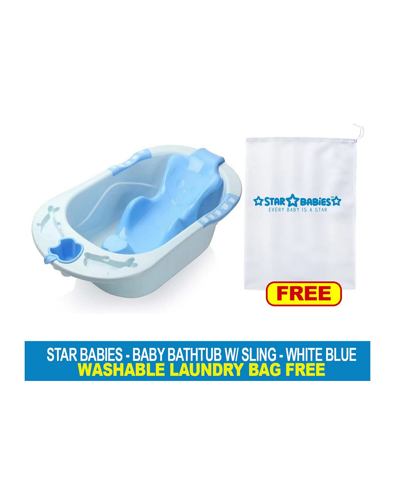 Star Babies Bathtub with Sling Blue Online in UAE, Buy at Best Price