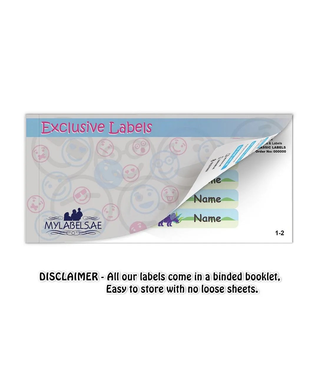 My Labels Personalized Pencil Labels, Waterproof, Cute Animal Farm