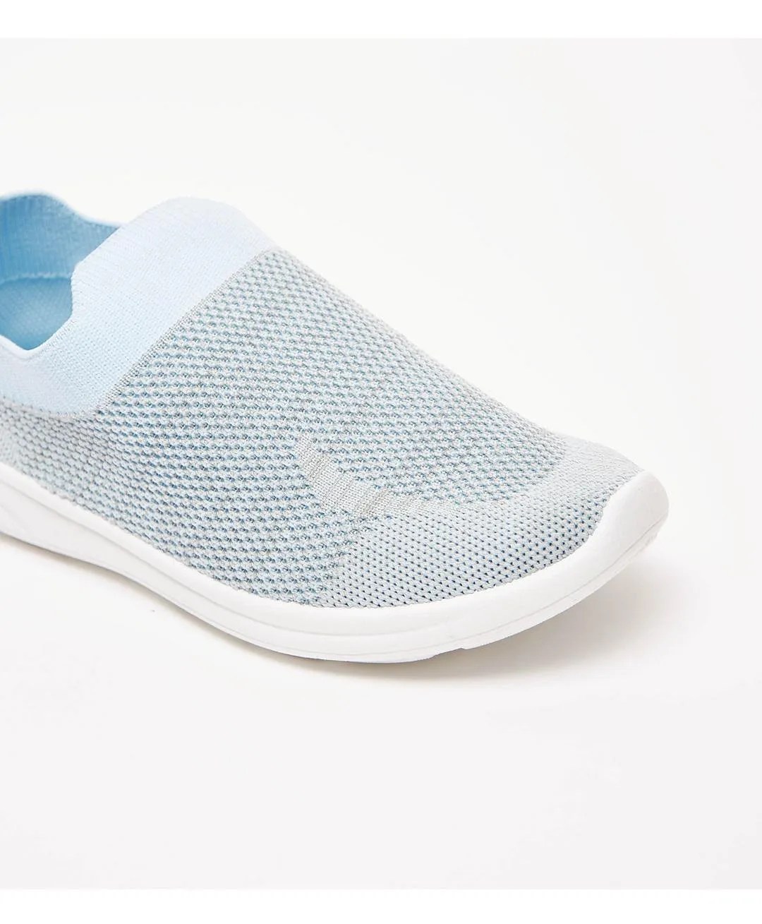 Oaklan by Shoexpress Textured SlipOn Walking Shoes Blue Online in