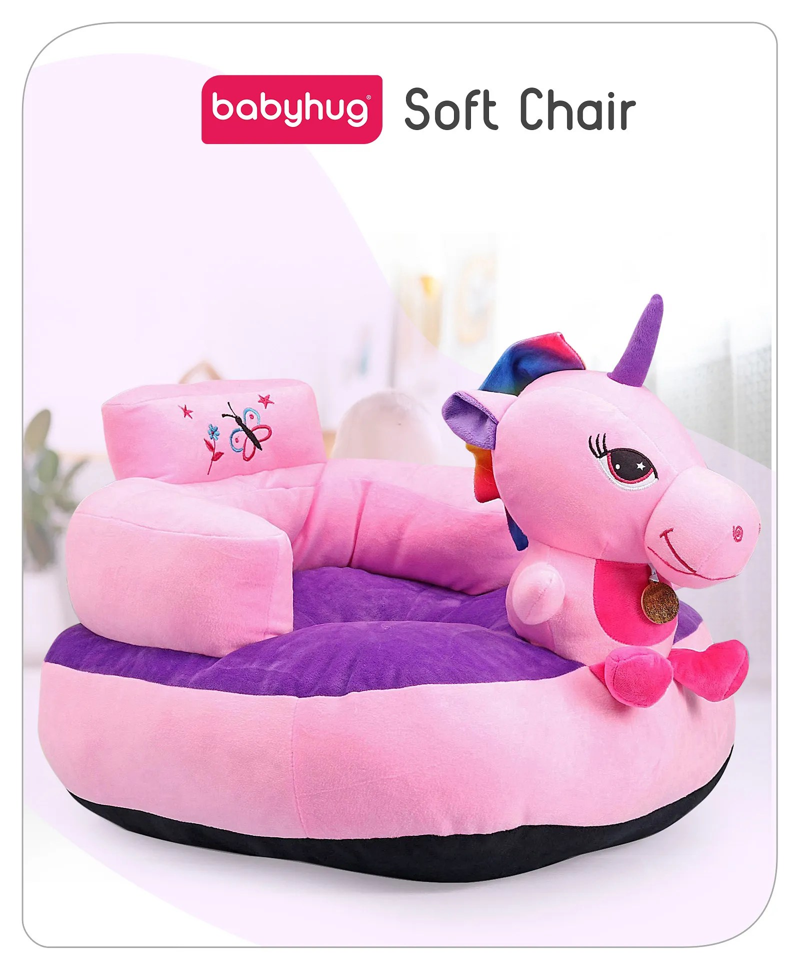 Babyhug Unicorn Shaped Sofa Chair Pink Online in UAE, Buy at Best
