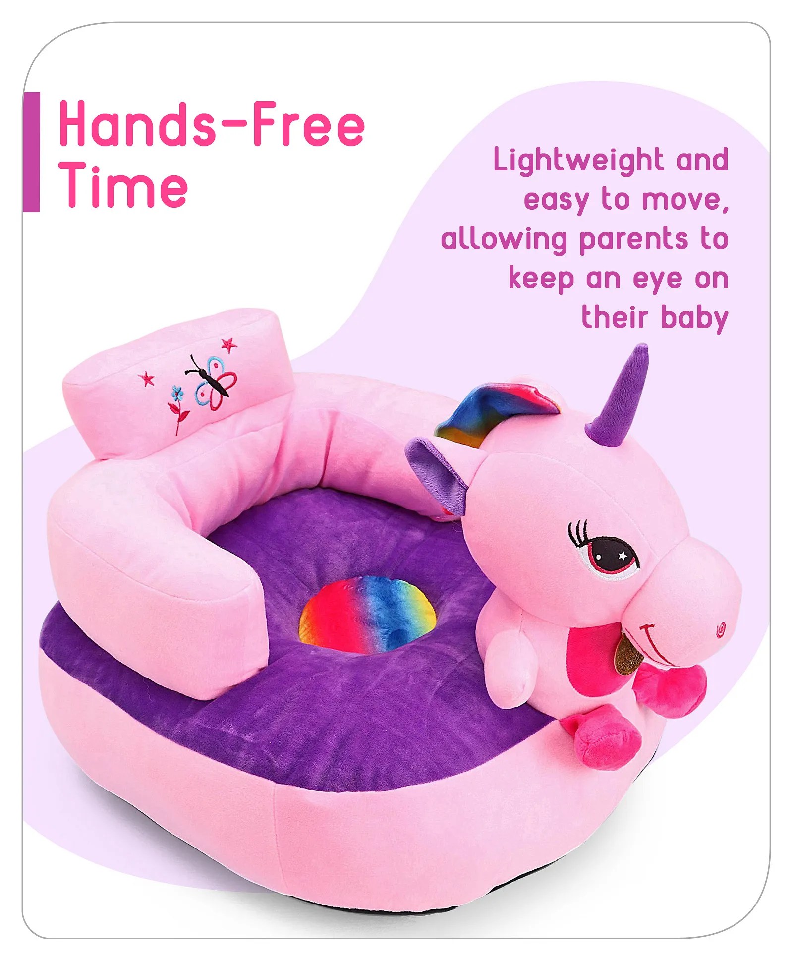 Babyhug Unicorn Shaped Sofa Chair Pink Online in UAE, Buy at Best