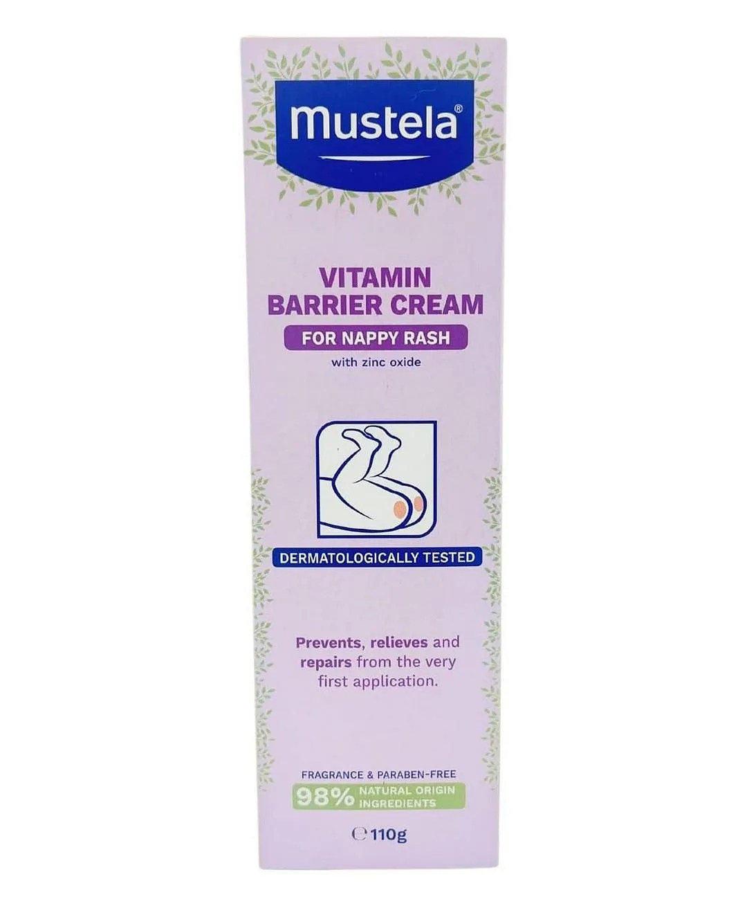 Mustela Baby 123 Vitamin Barrier Cream Diaper Rash Cream 100ml Online