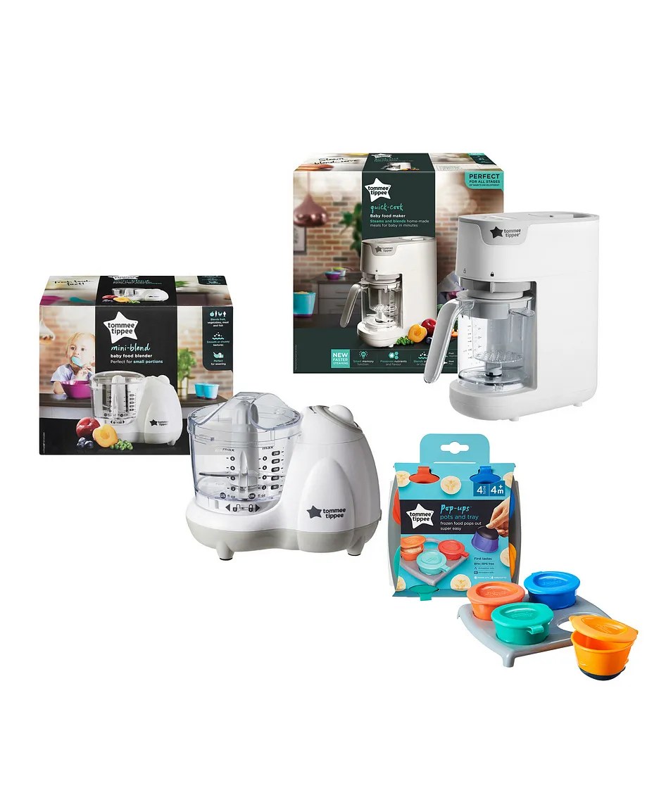 Tommee Tippee Quick Cook Baby Food Steamer Blender Baby Food Blender