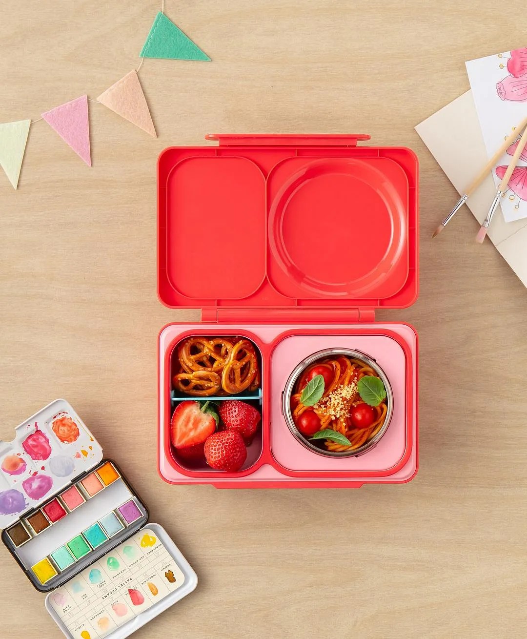 OmieBox Up Bento Box for 9 Years+ Insulated Thermos, Leakproof, BPA